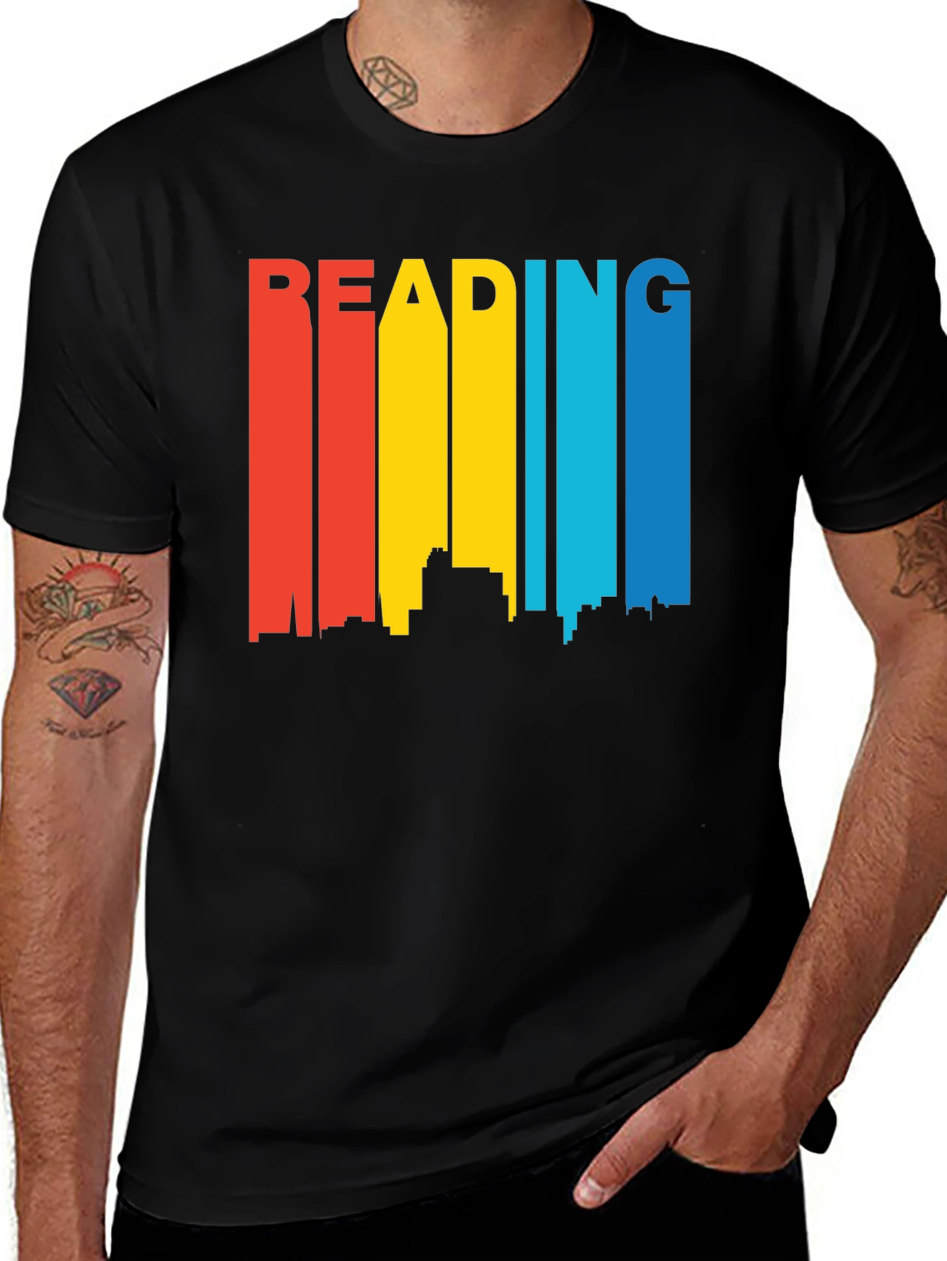 Reading Skyline T-Shirt - Cityscape Graphic Tee