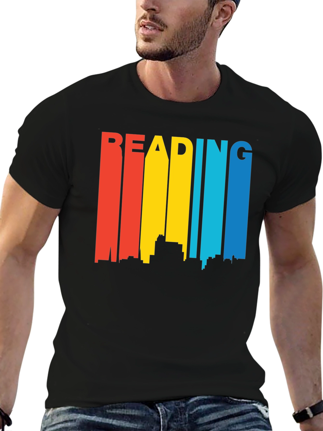 Reading Skyline T-Shirt - Cityscape Graphic Tee