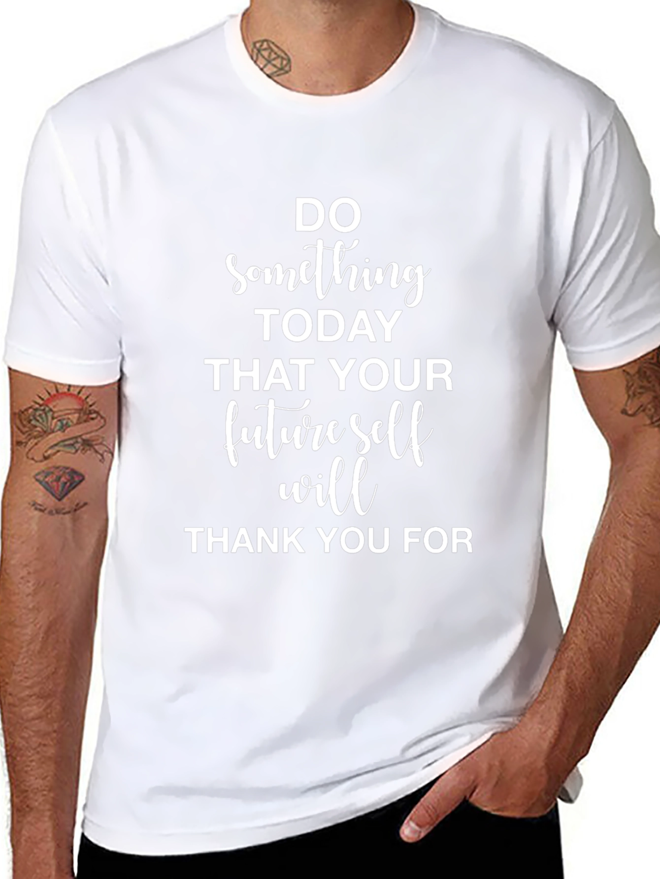 Motivational T-Shirt: Do Something Today