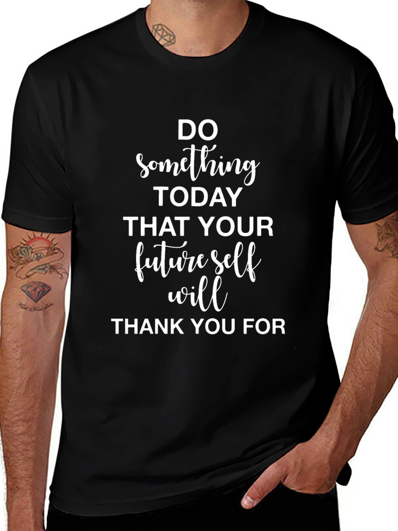 Motivational T-Shirt: Do Something Today
