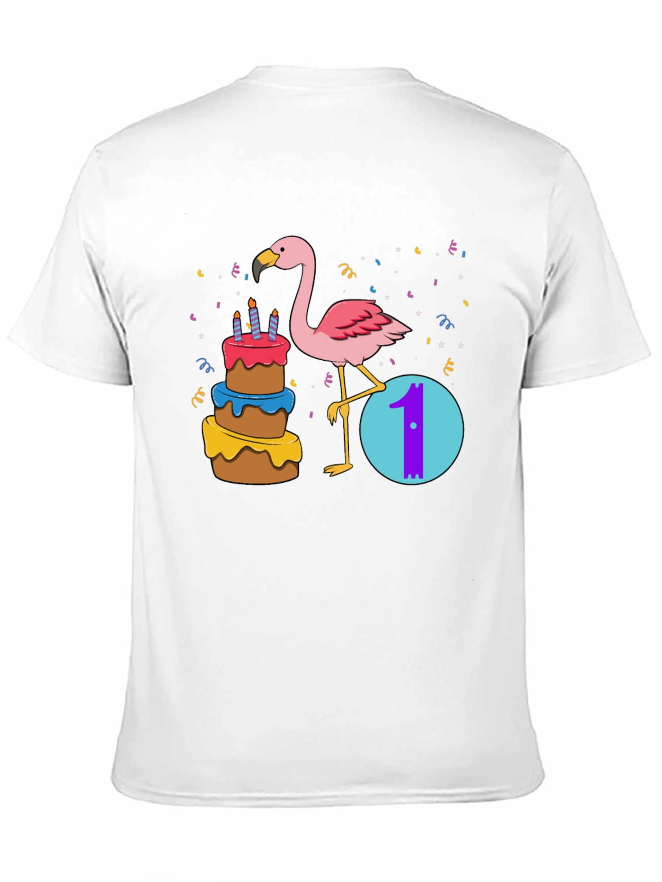 Flamingo 1st Birthday Shirt