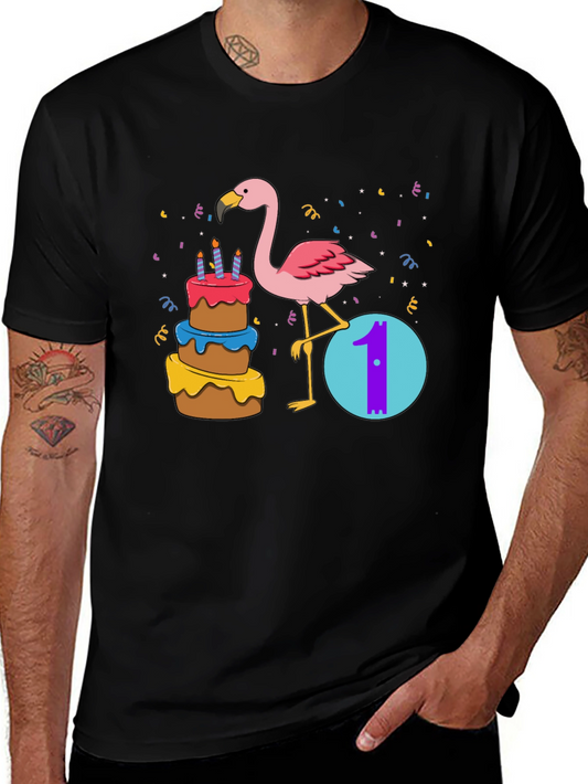 Flamingo 1st Birthday Shirt