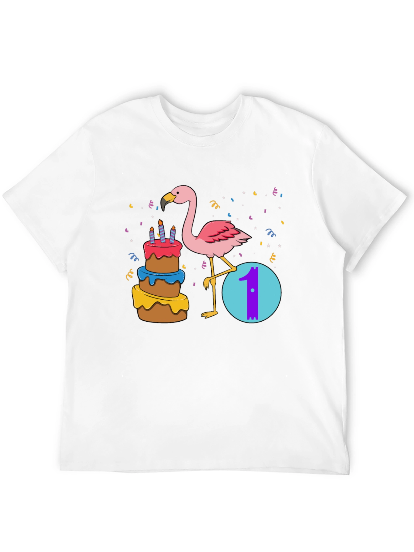 Flamingo 1st Birthday Shirt