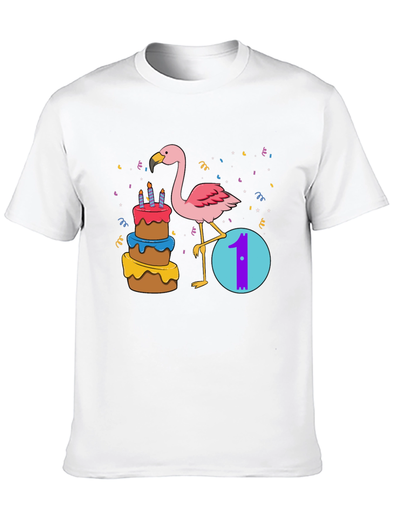 Flamingo 1st Birthday Shirt