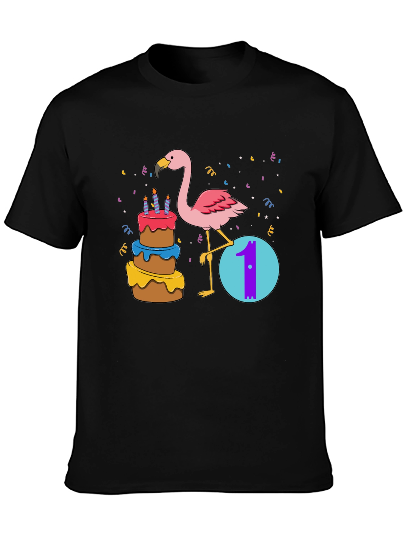 Flamingo 1st Birthday Shirt