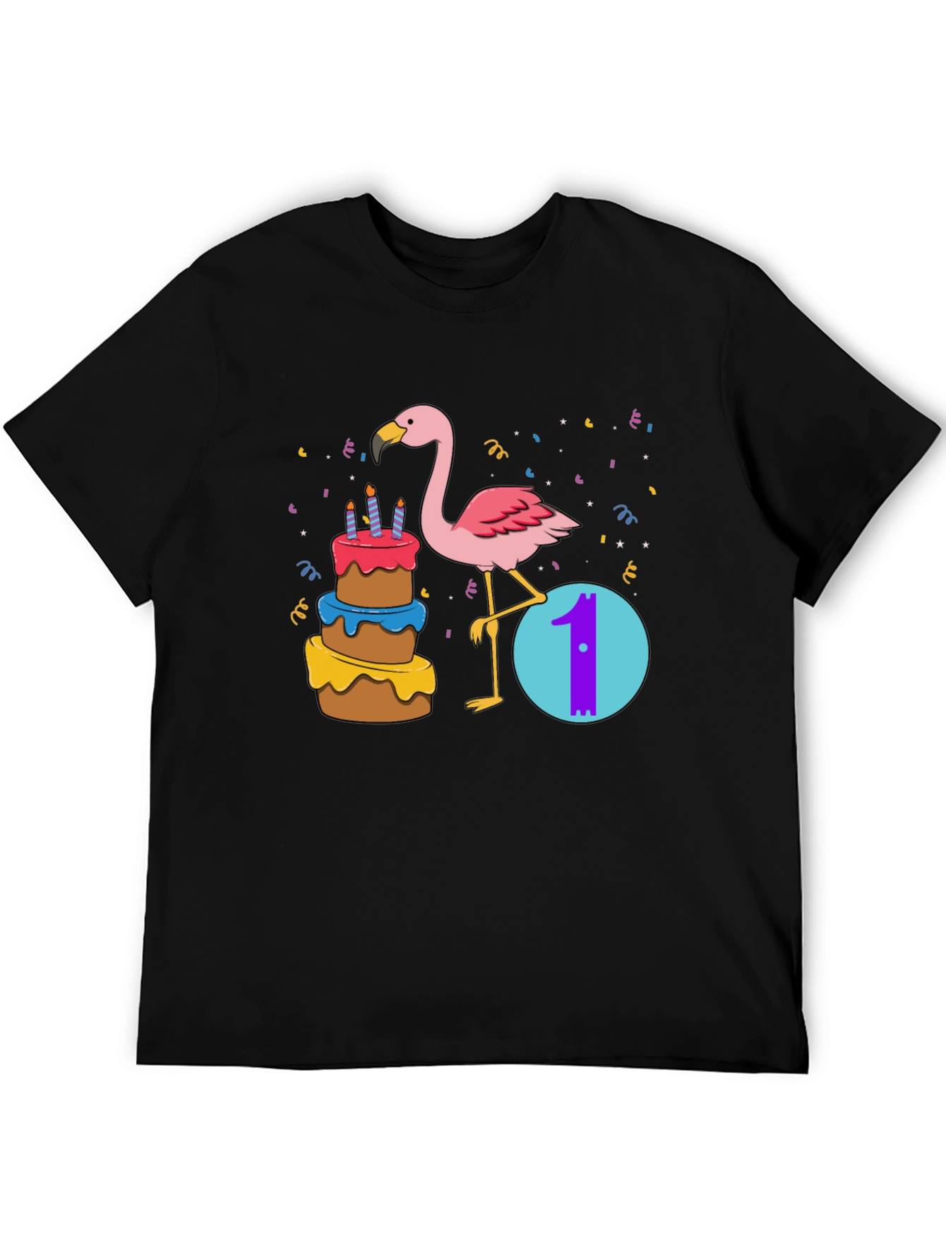 Flamingo 1st Birthday Shirt