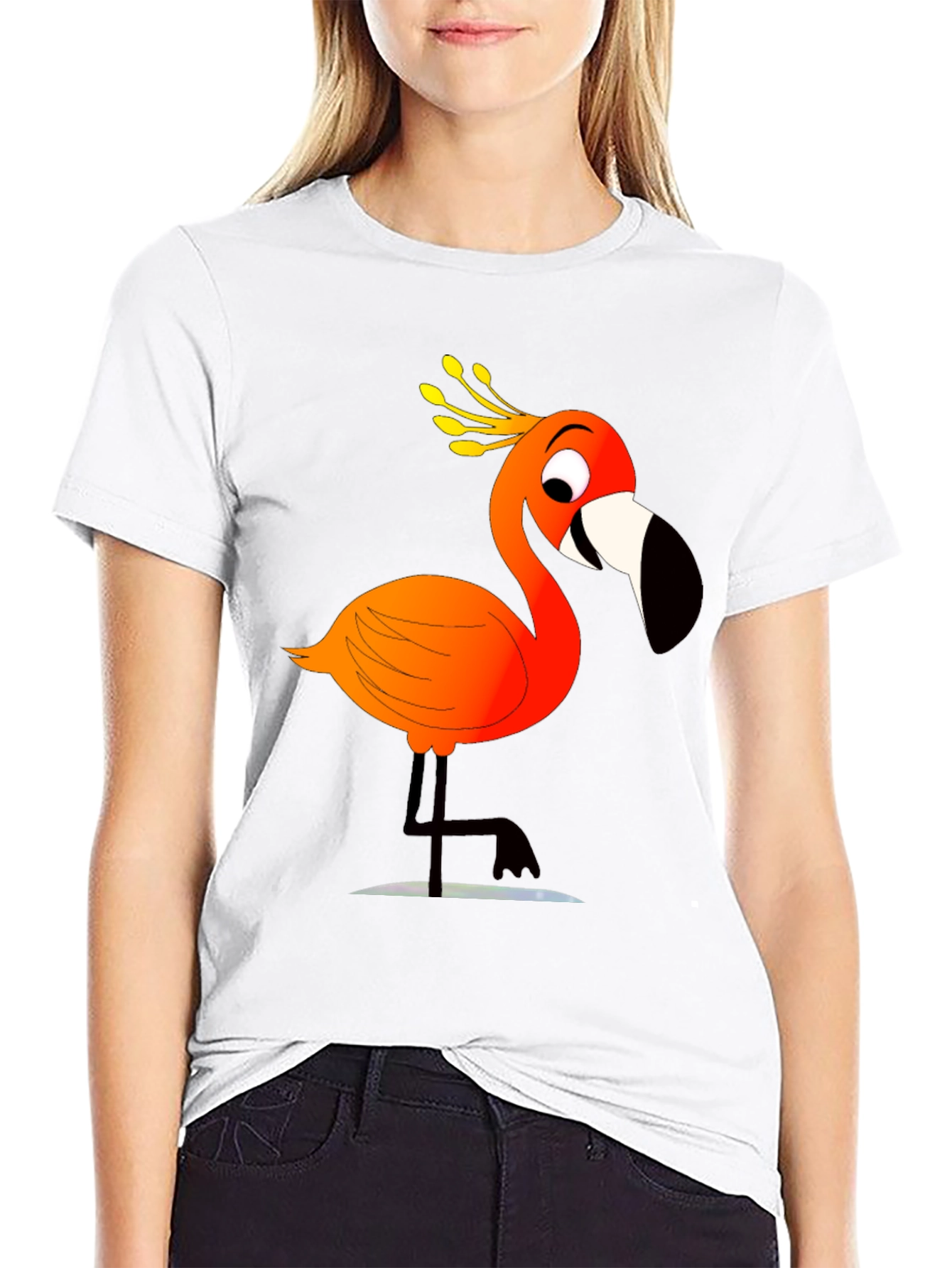 Funny Flamingo Graphic T-Shirt - Unisex