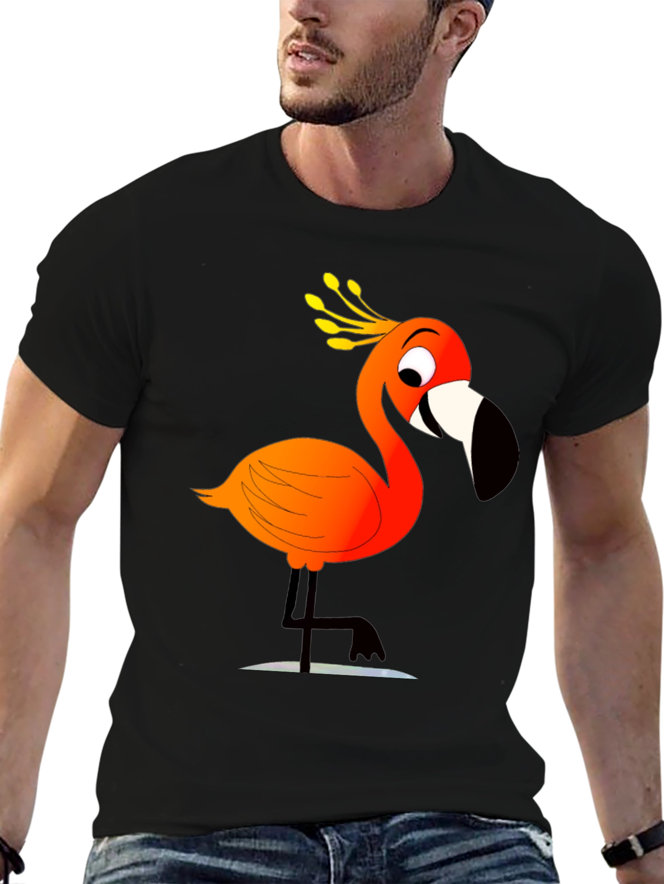 Funny Flamingo Graphic T-Shirt - Unisex