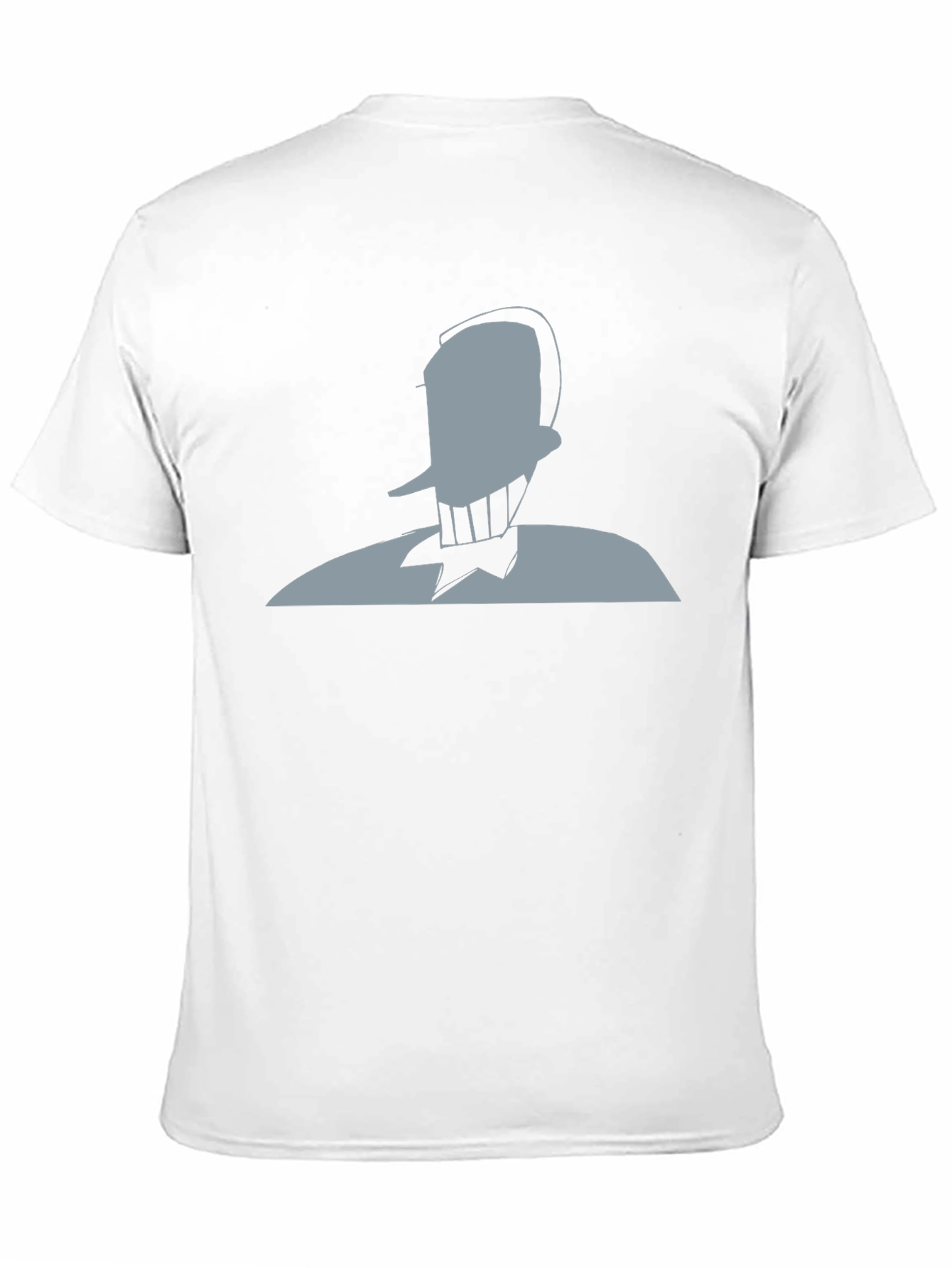 Mens Black Graphic Tee - Retro Cartoon Character