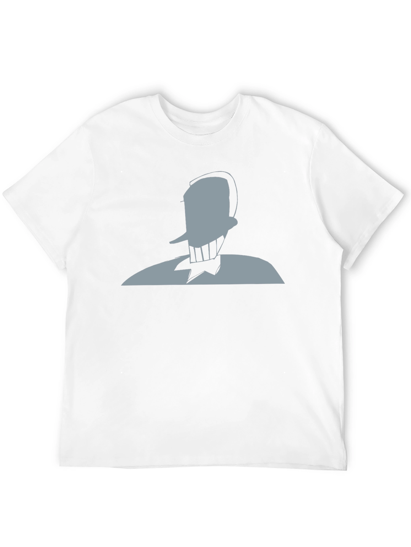 Mens Black Graphic Tee - Retro Cartoon Character