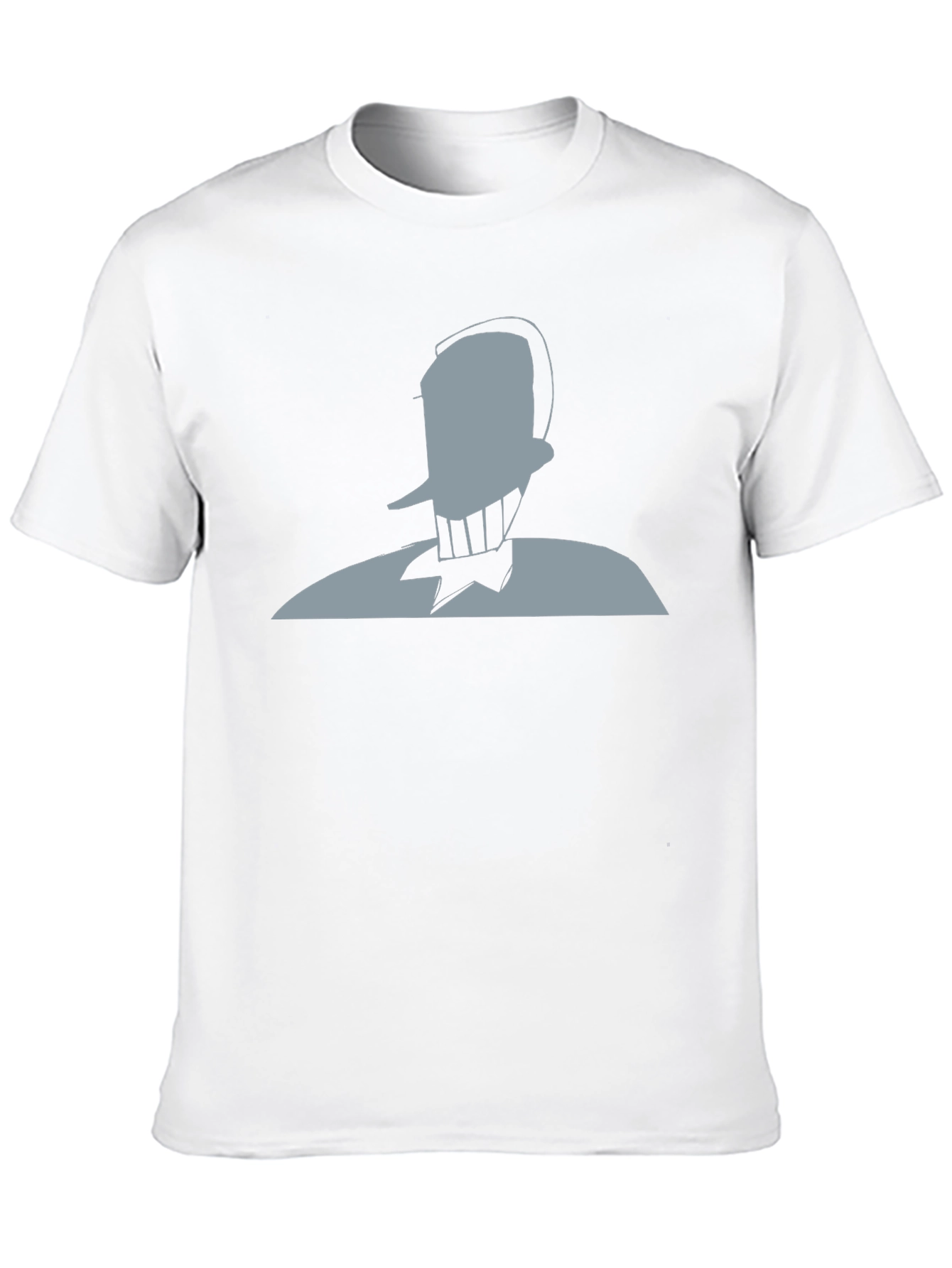 Mens Black Graphic Tee - Retro Cartoon Character