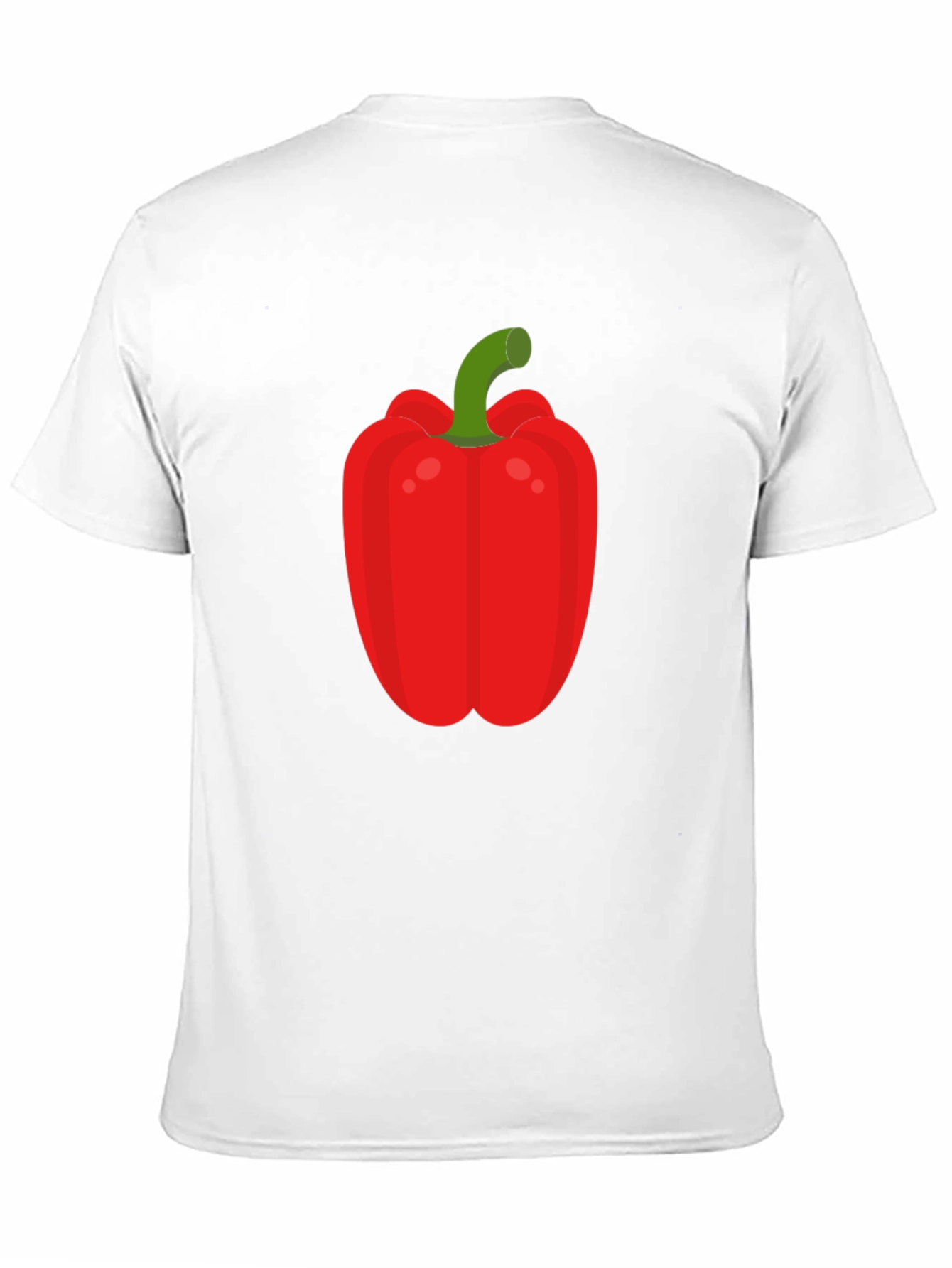 Red Pepper Graphic Tee - Unisex Black T-Shirt