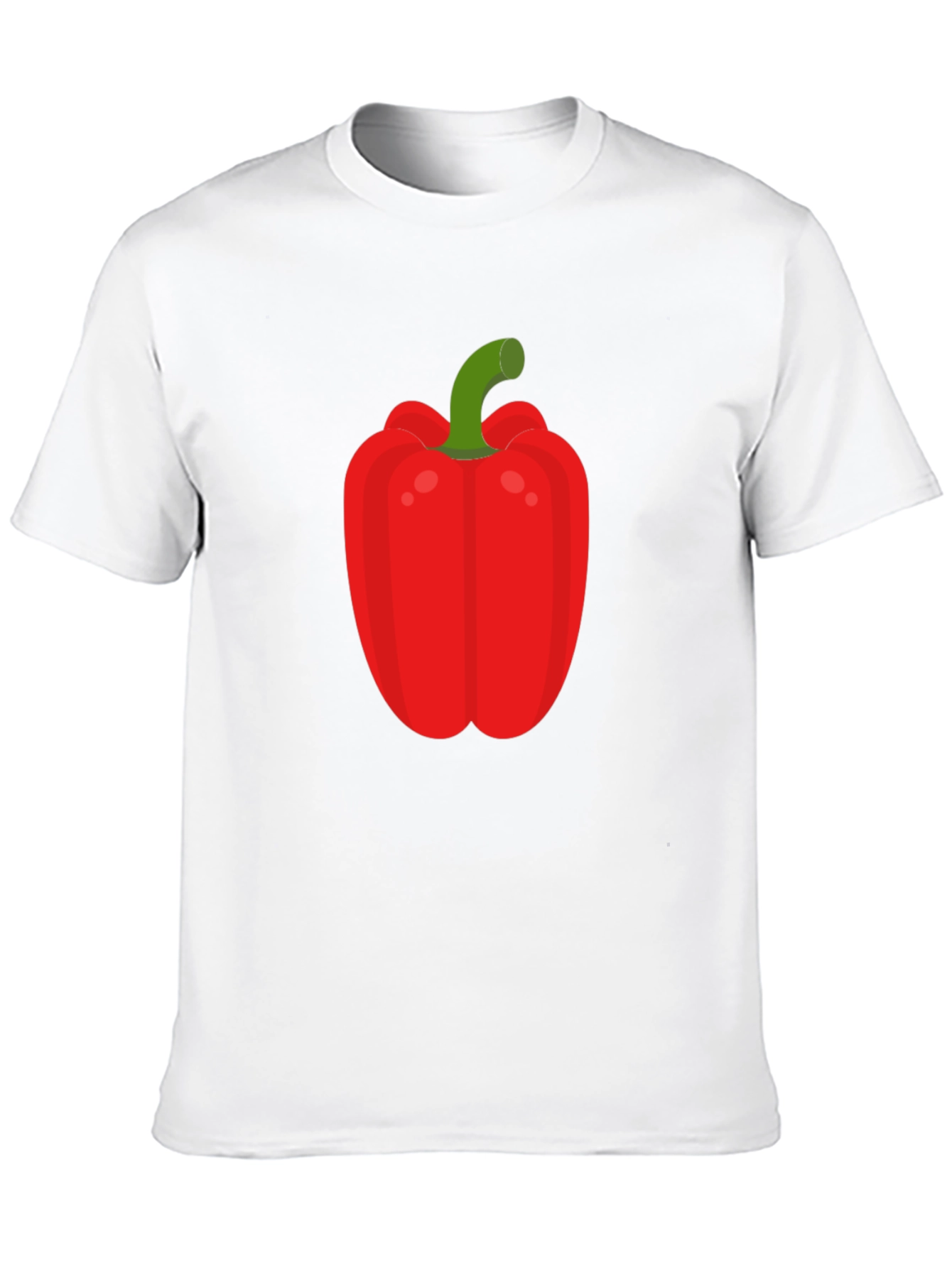 Red Pepper Graphic Tee - Unisex Black T-Shirt