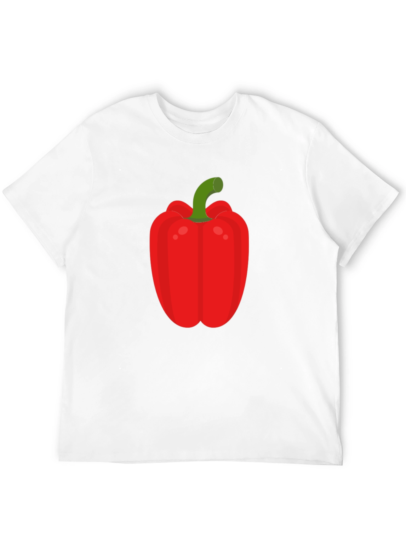 Red Pepper Graphic Tee - Unisex Black T-Shirt