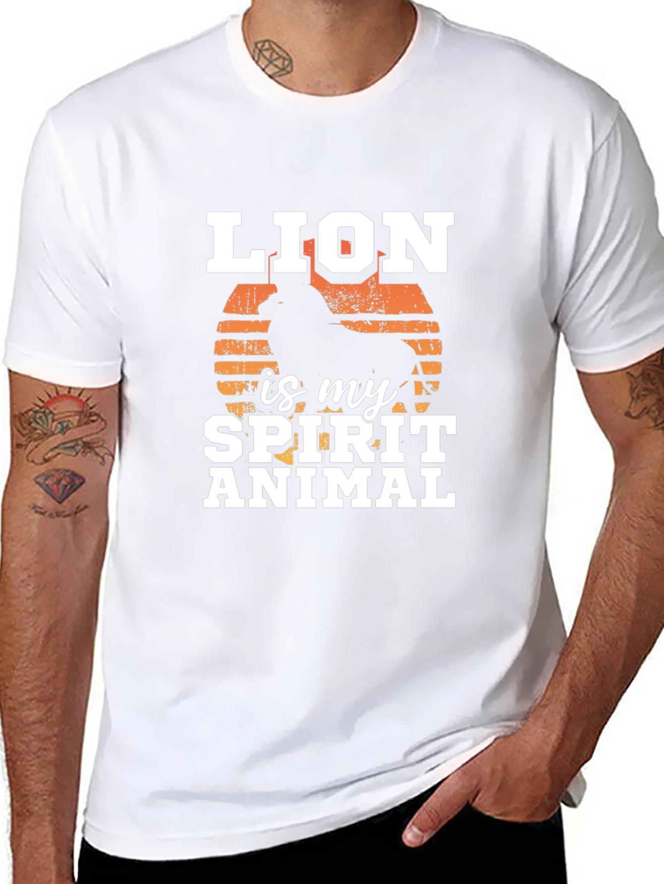 Lion Spirit Animal Graphic Tee