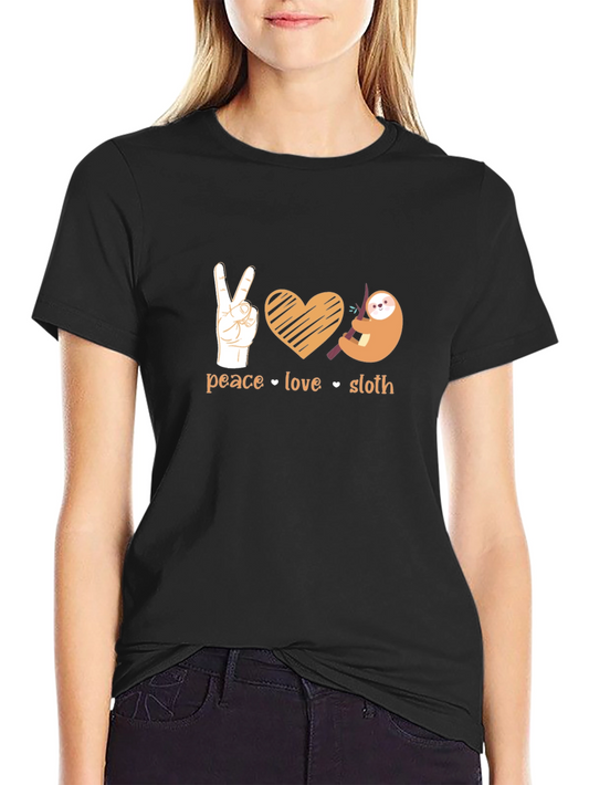 Peace Love Sloth T-Shirt