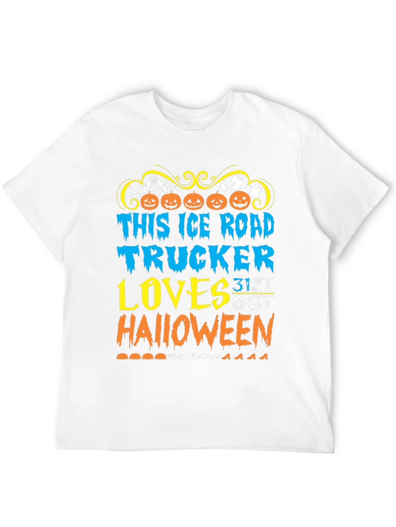 Ice Road Trucker Halloween Graphic Tee