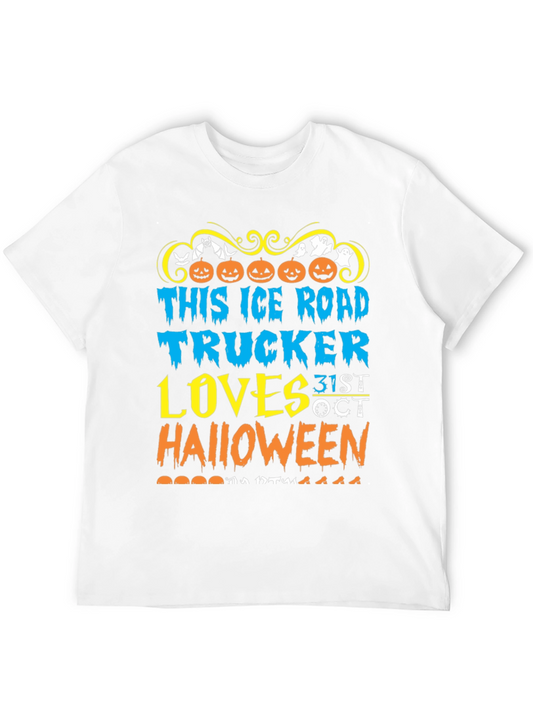 Ice Road Trucker Halloween Graphic Tee