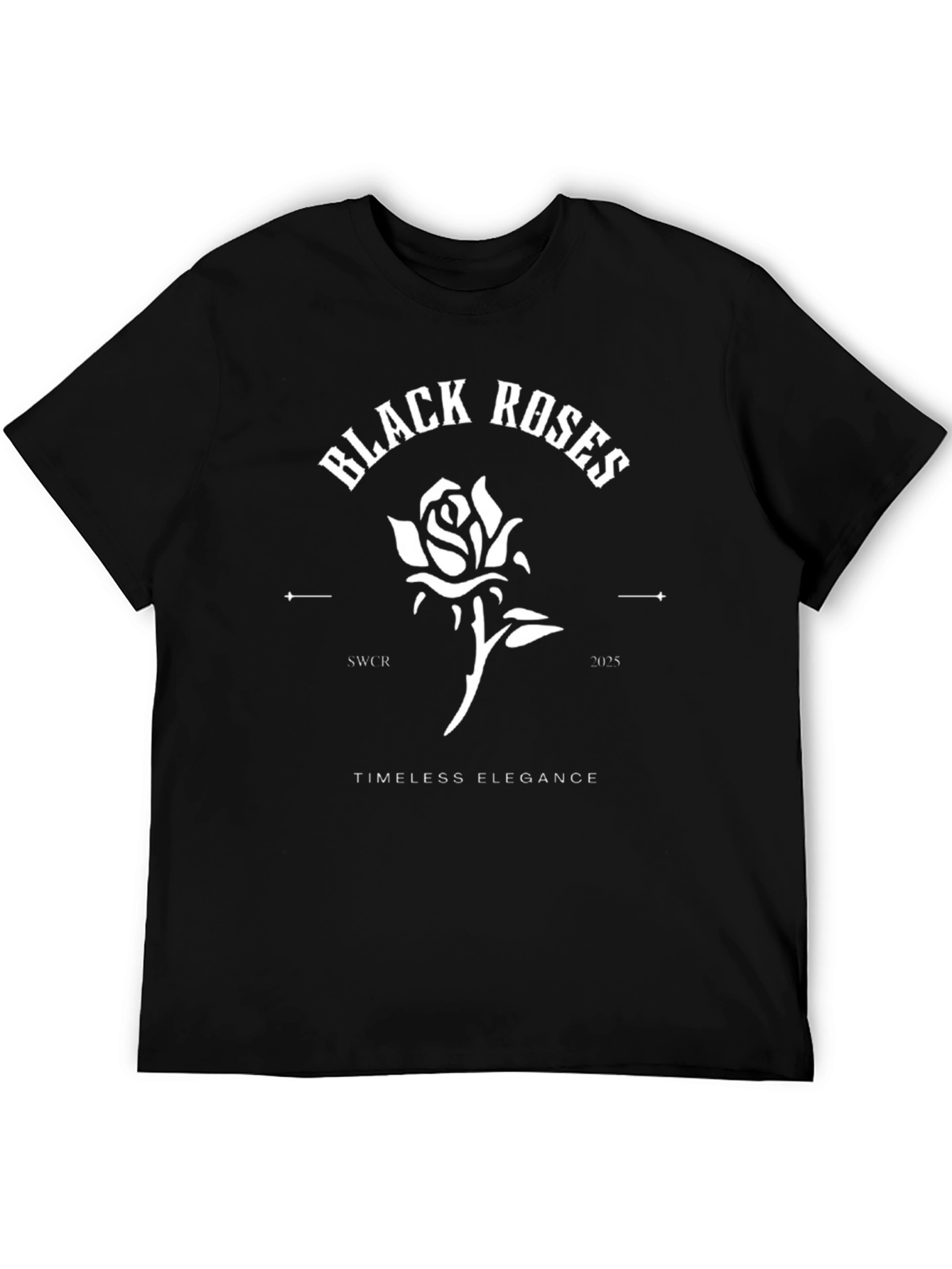 Black Roses Timeless Elegance Graphic Tee