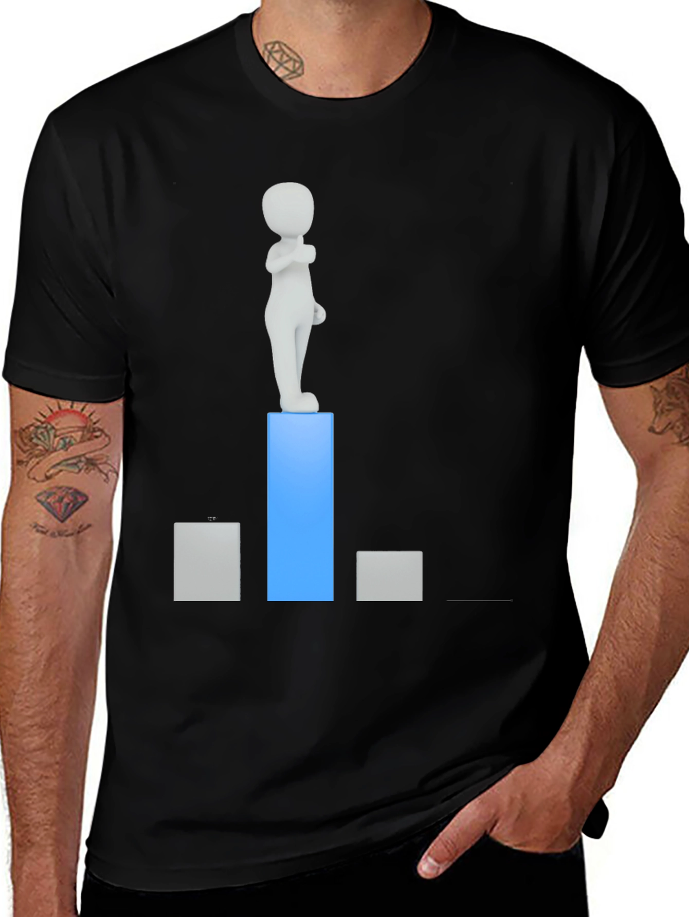 Winners Podium Black T-Shirt
