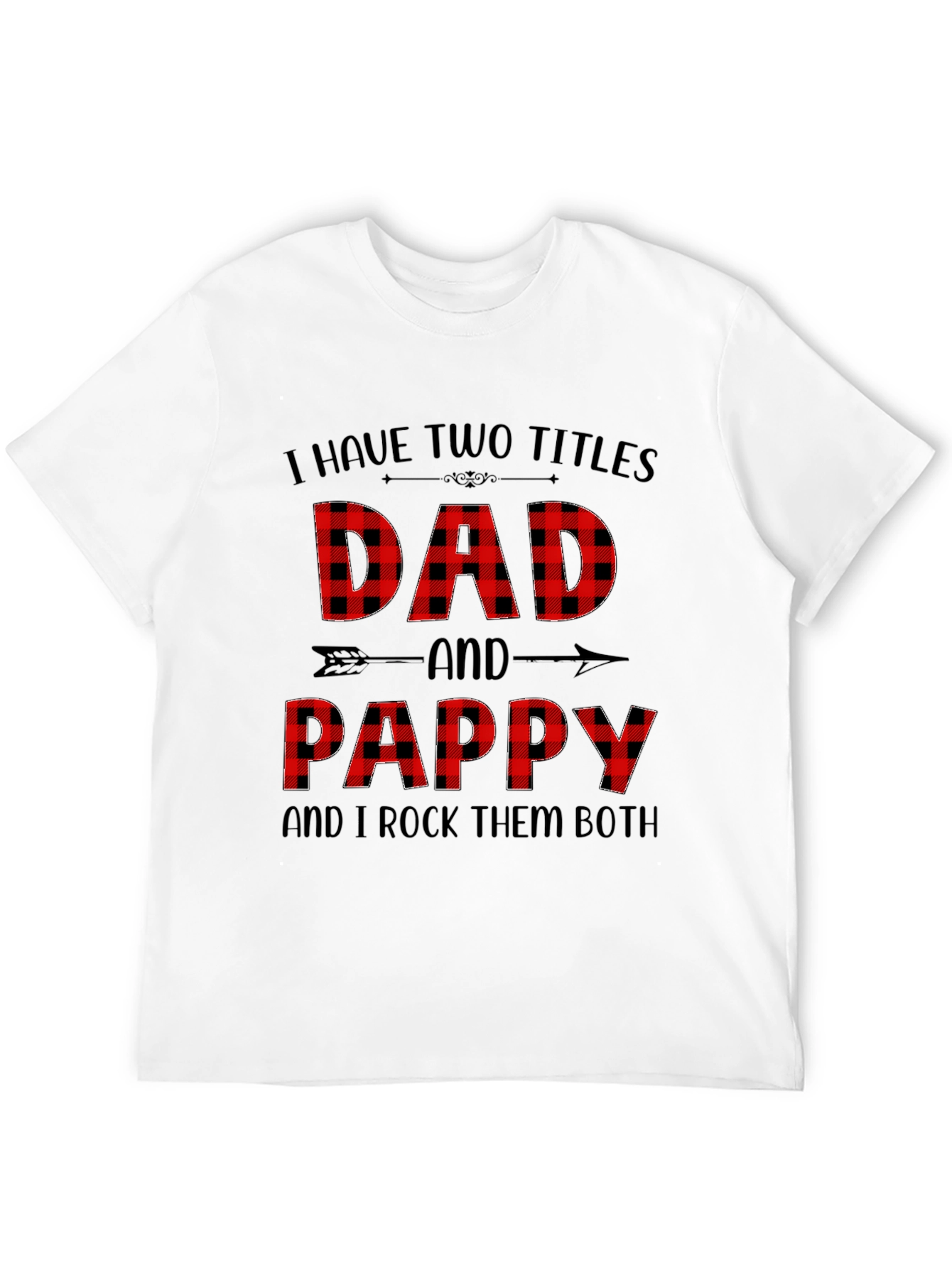 Dad & Pappy Plaid T-Shirt