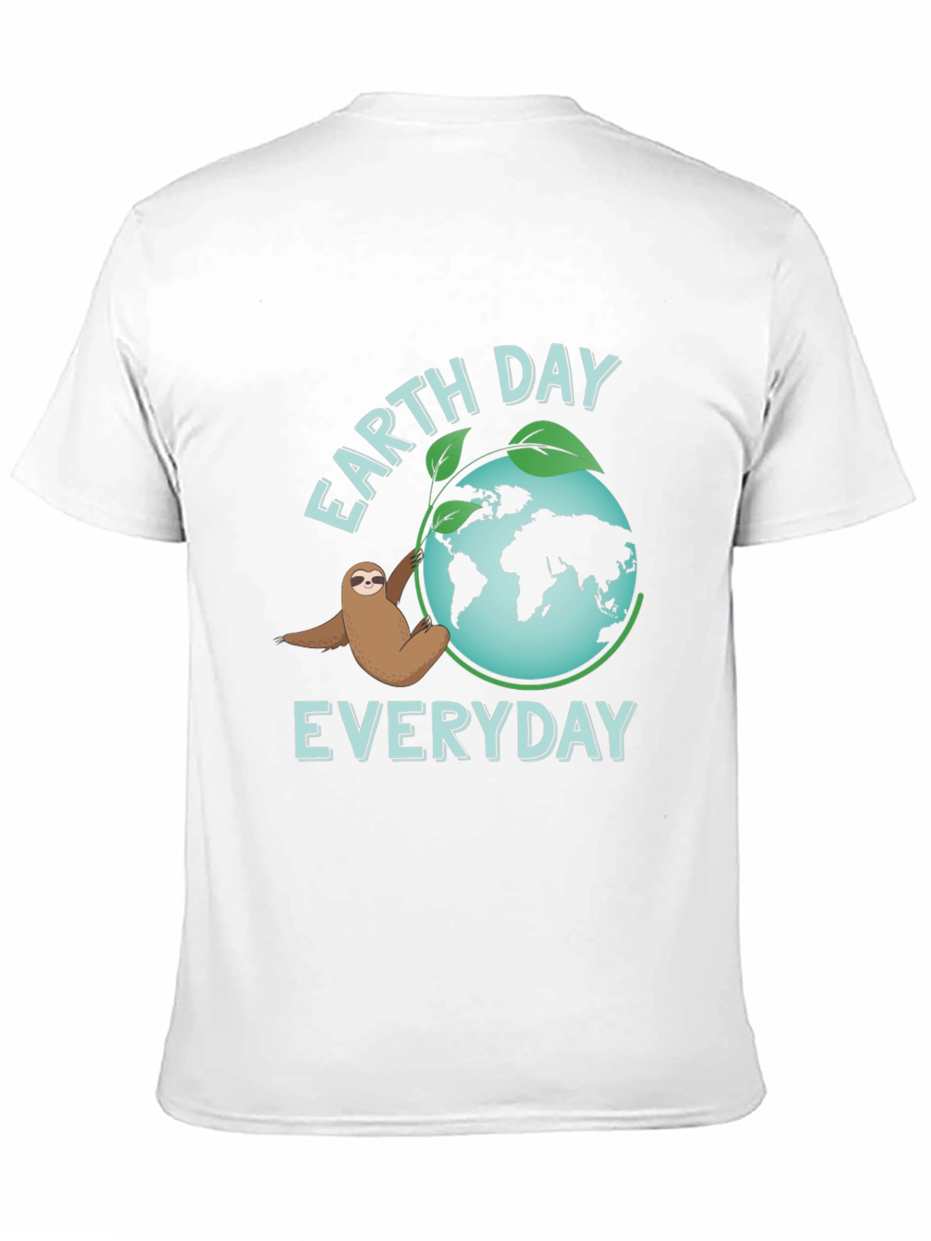 Earth Day Sloth T-Shirt - Everyday Eco-Friendly Tee