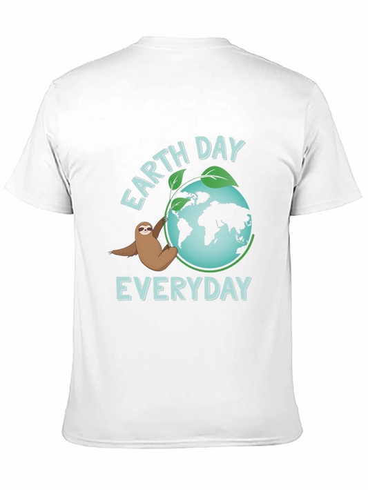 Earth Day Sloth T-Shirt - Everyday Eco-Friendly Tee