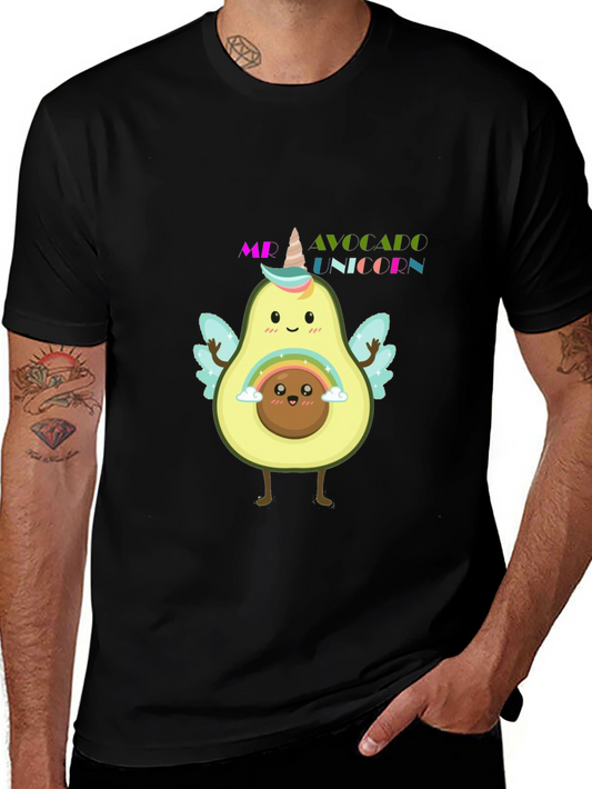 Avocado Unicorn Graphic Tee - Fun Novelty Shirt