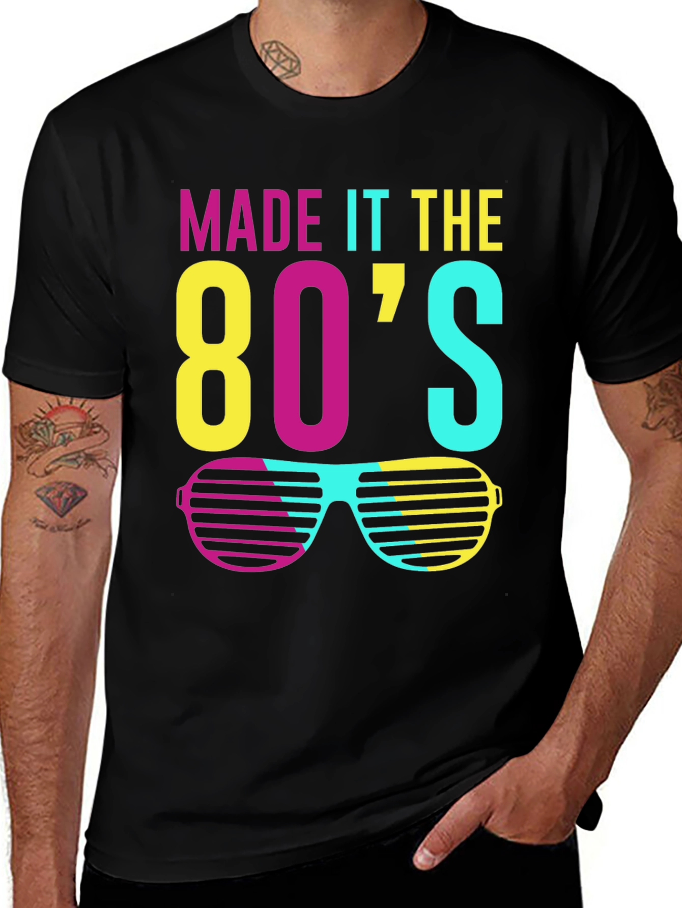 Made it the 80s Retro Sunglasses T-Shirt