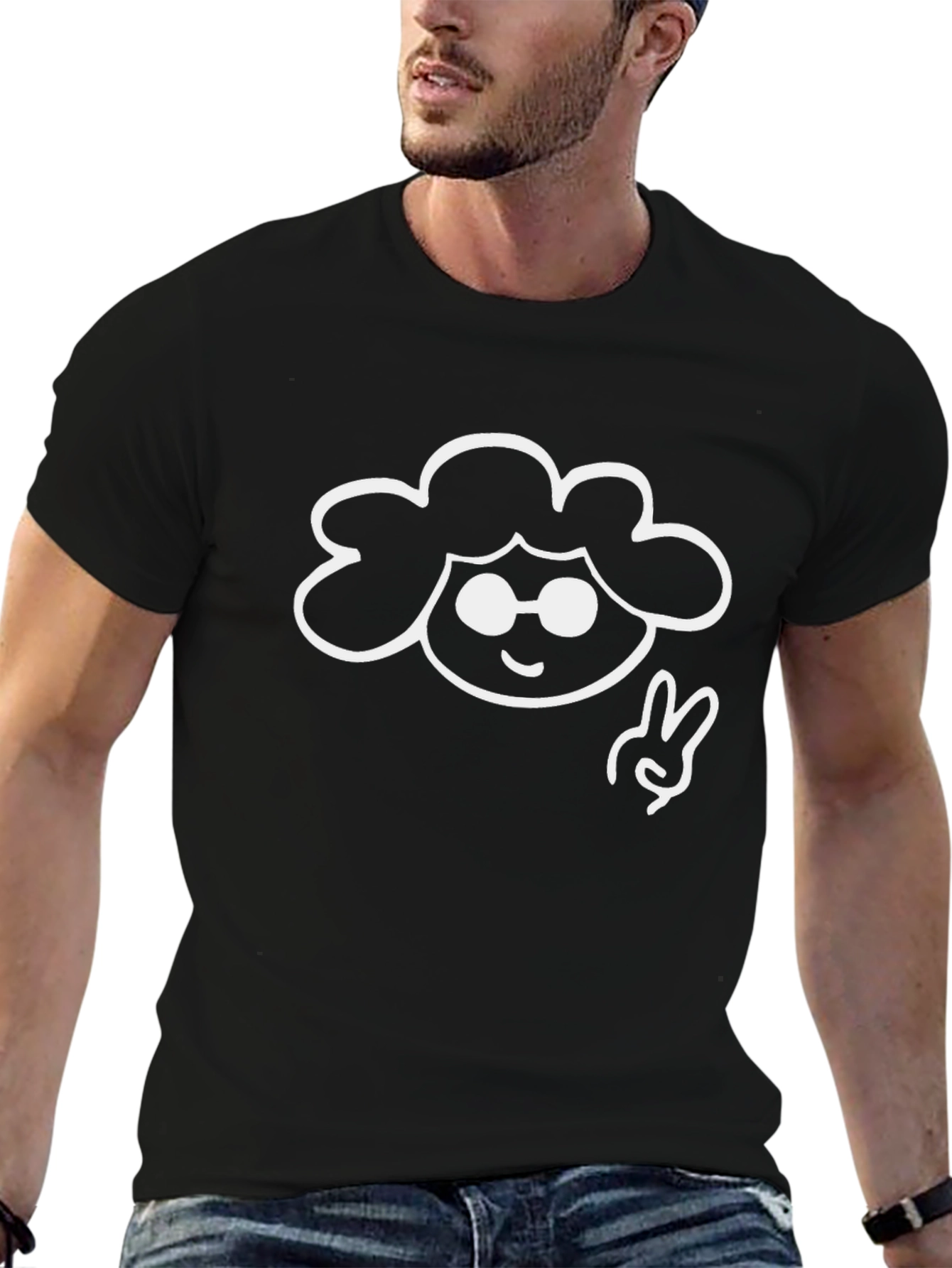 Peace Out Tee - Retro Cartoon T-Shirt