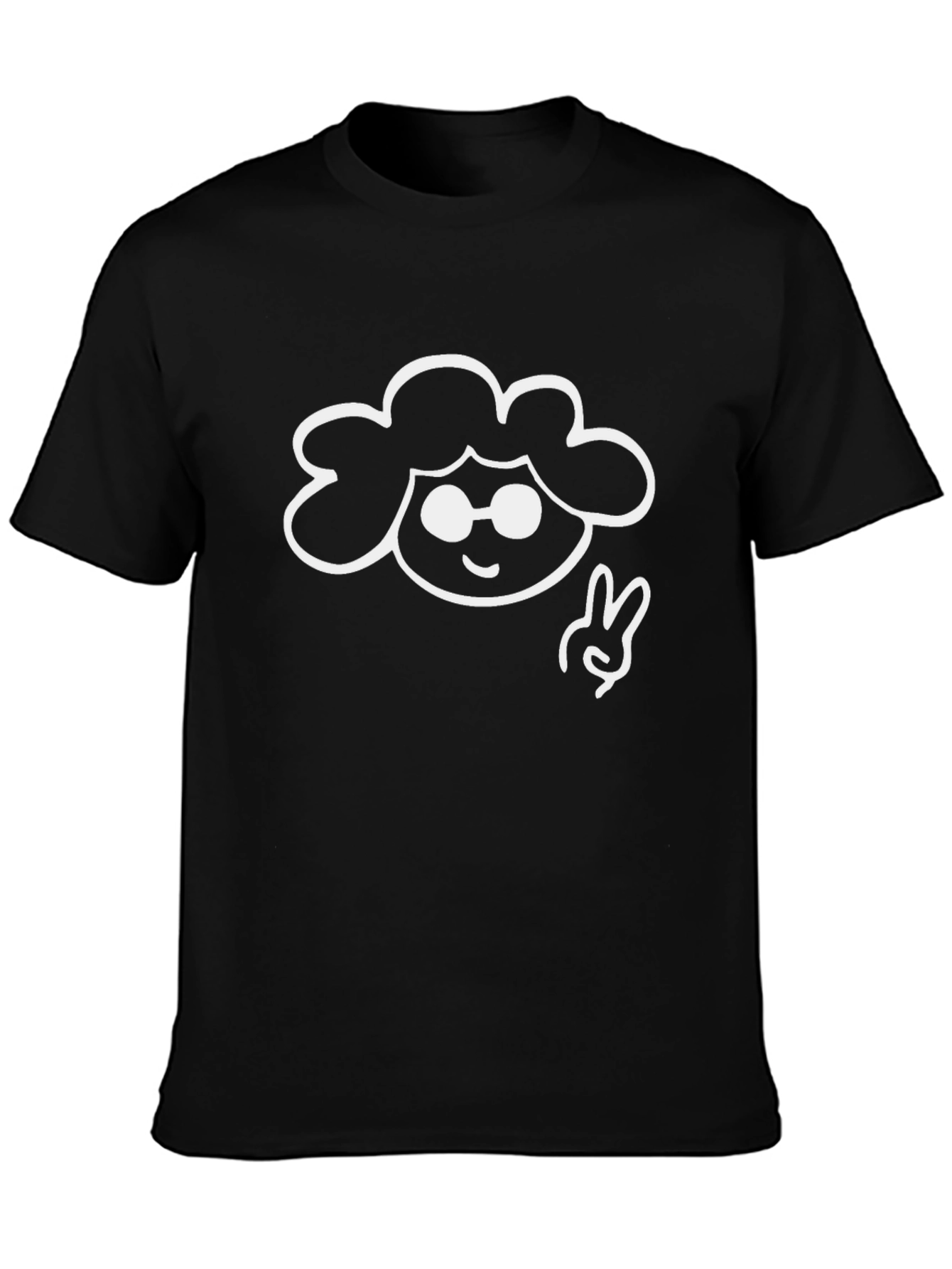 Peace Out Tee - Retro Cartoon T-Shirt