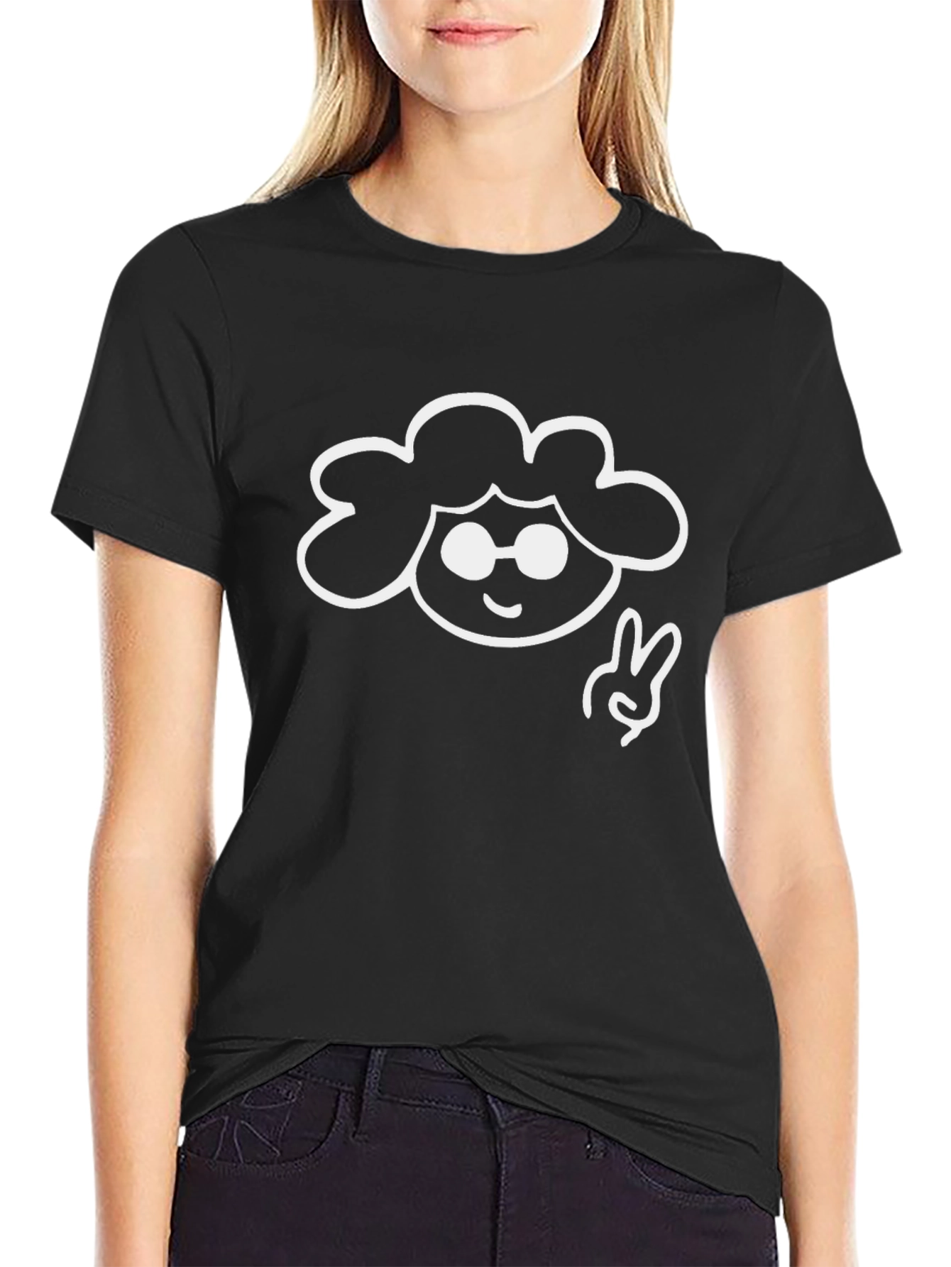 Peace Out Tee - Retro Cartoon T-Shirt