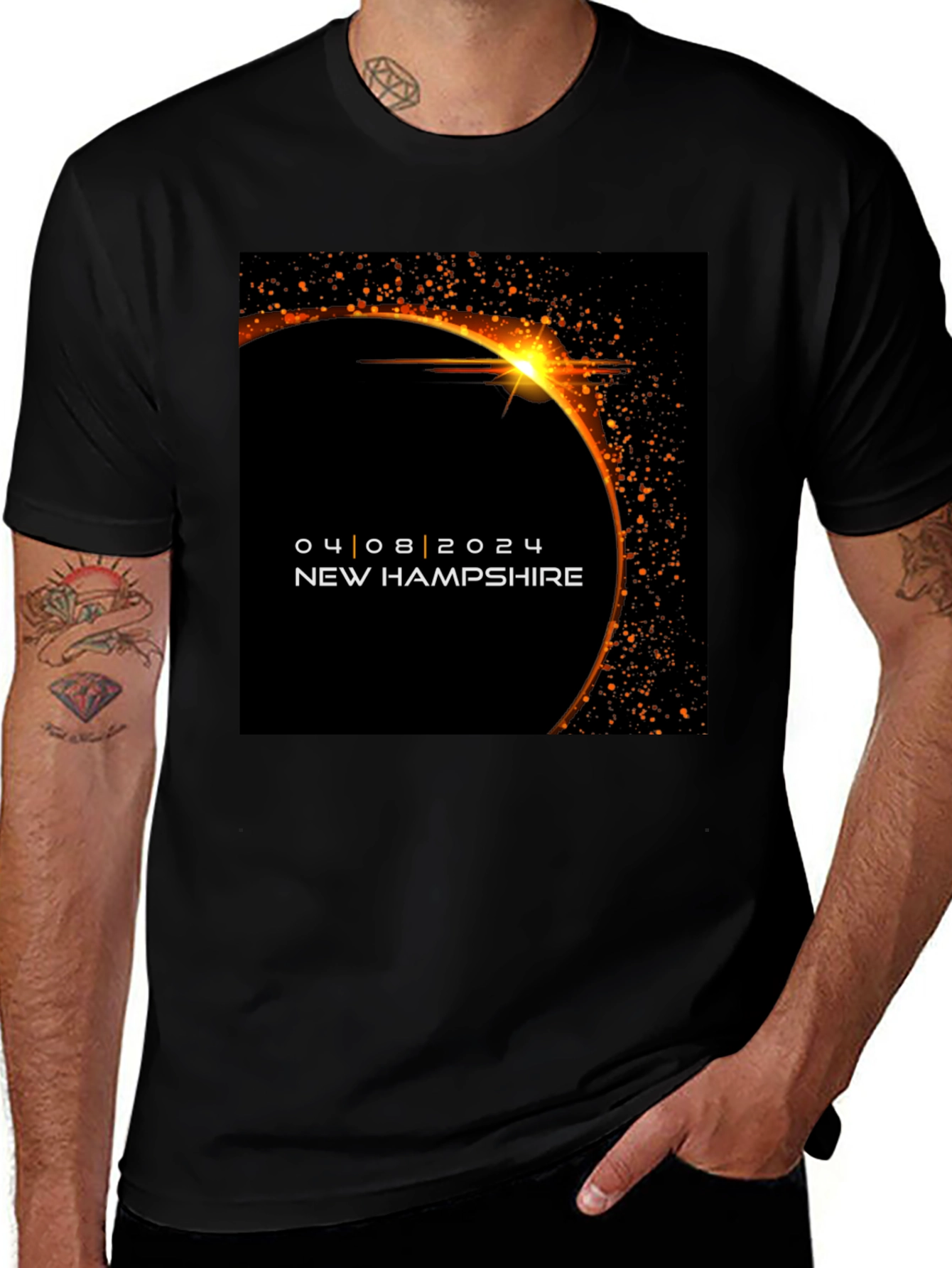 New Hampshire 2024 Eclipse T-Shirt