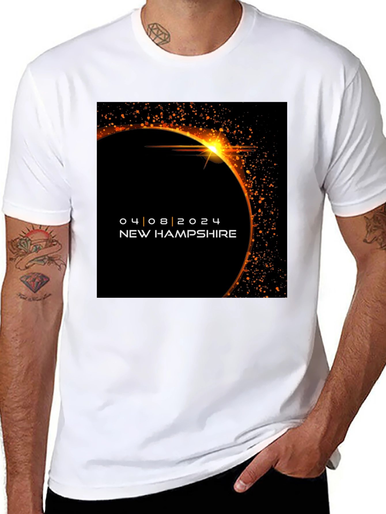 New Hampshire 2024 Eclipse T-Shirt