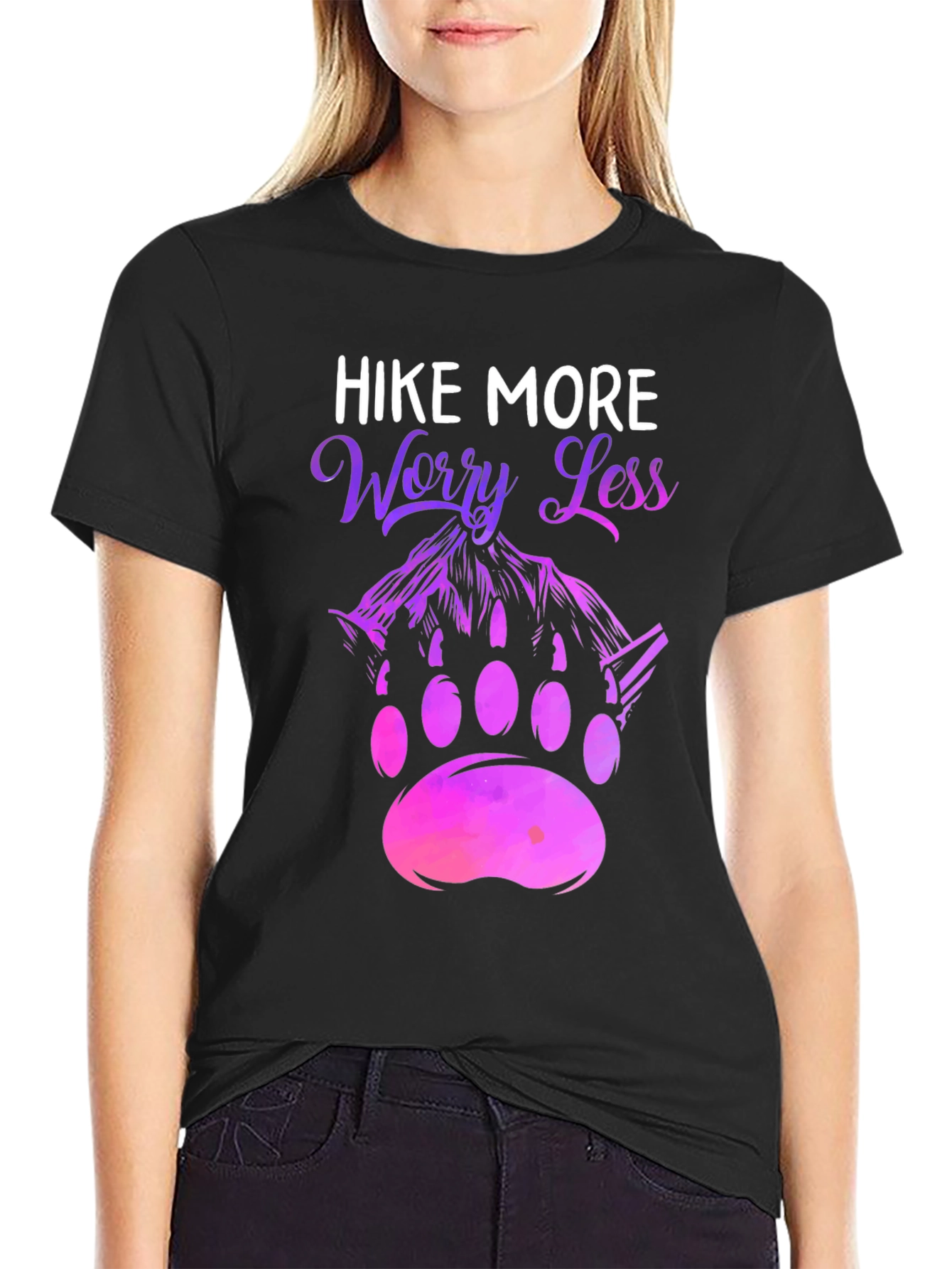 Hike More Worry Less Graphic Tee