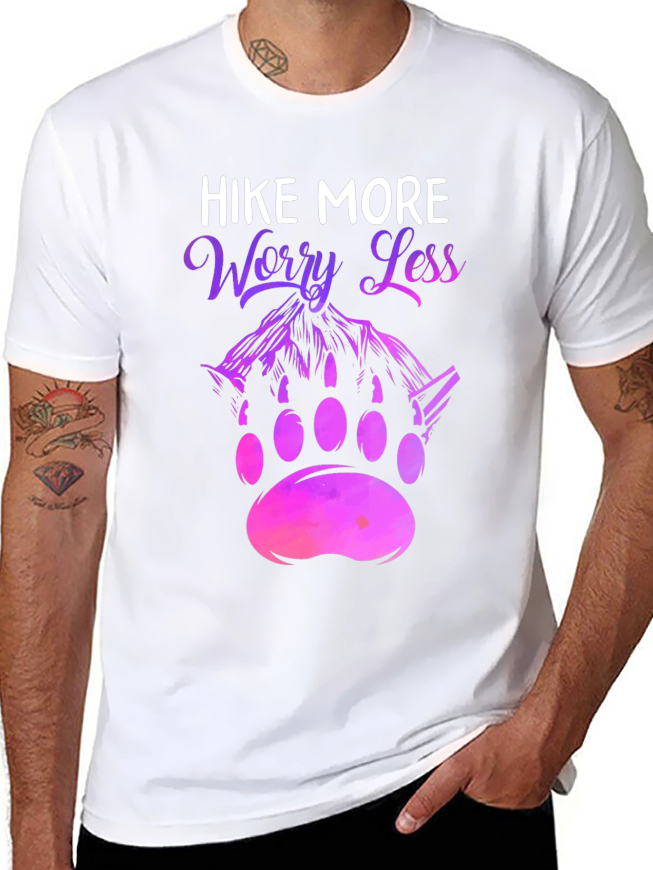 Hike More Worry Less Graphic Tee
