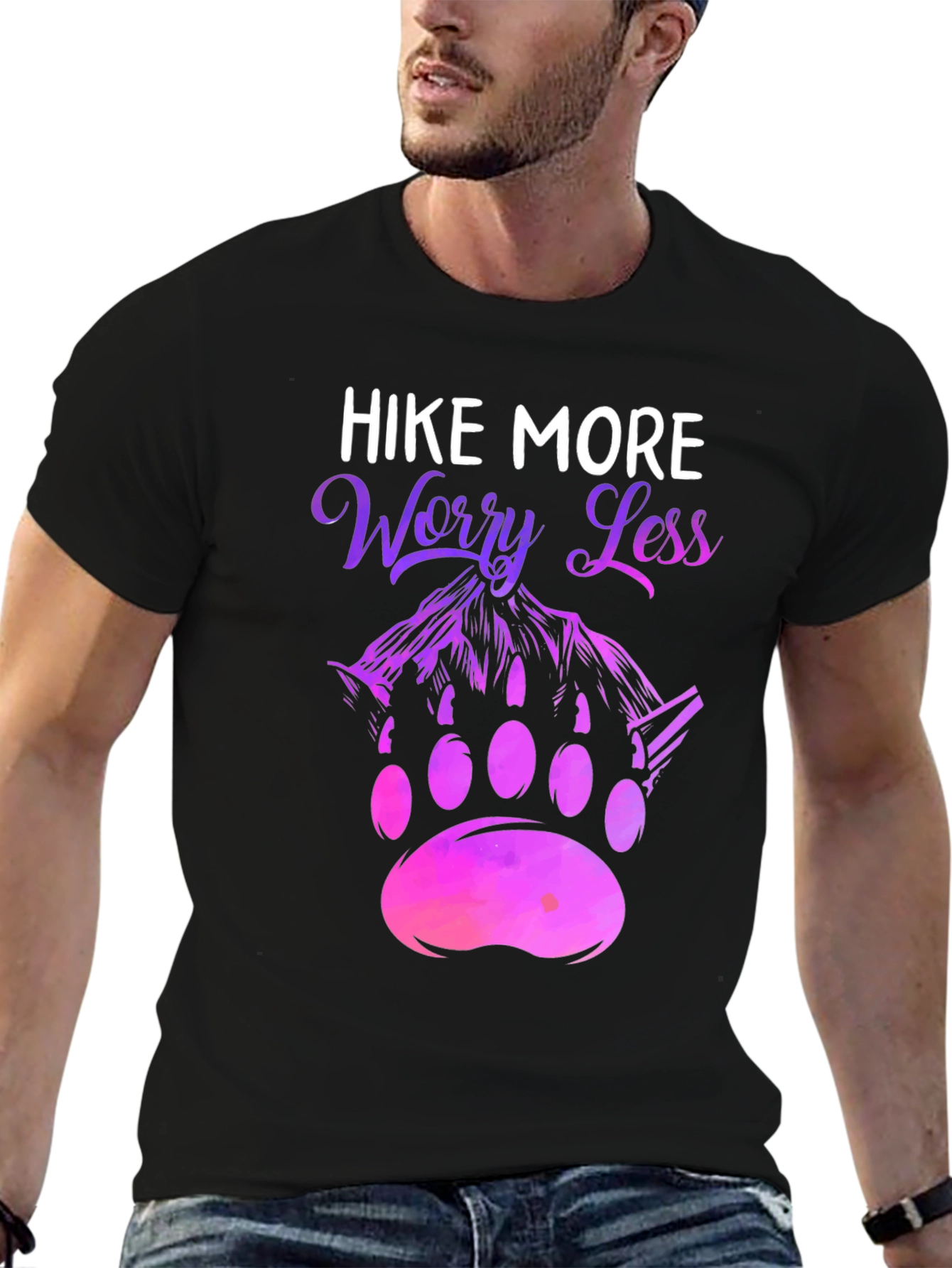 Hike More Worry Less Graphic Tee