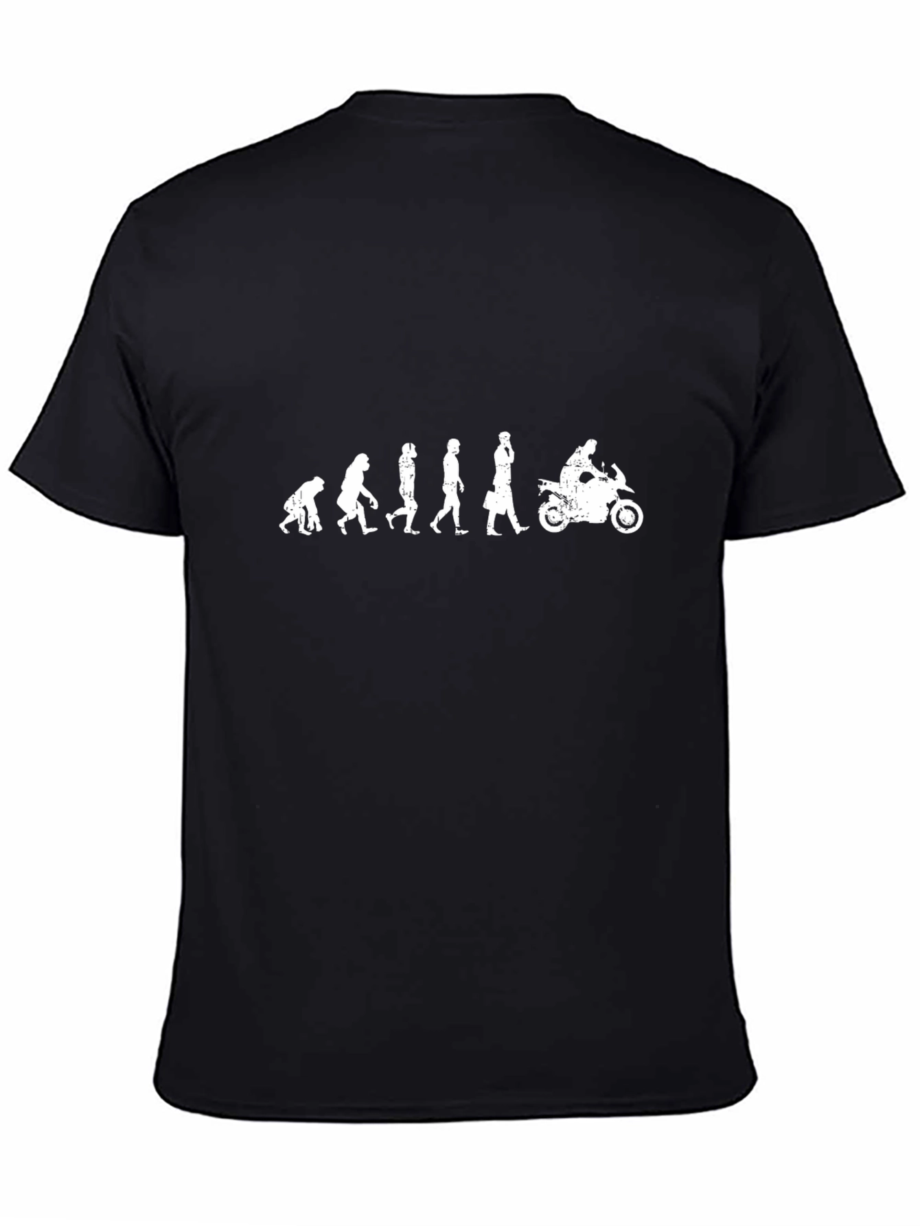 Evolution Motorcycle T-Shirt: Humorous Biker Tee