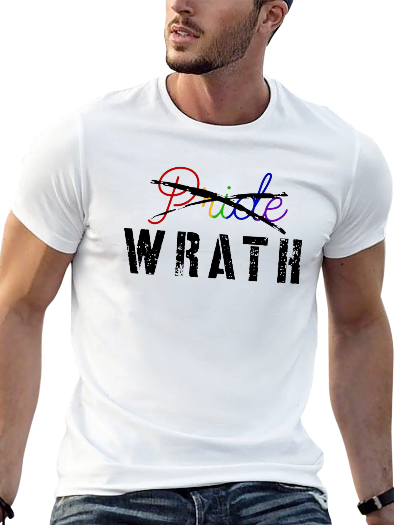 Pride Wrath Graphic Tee - Black Unisex Shirt