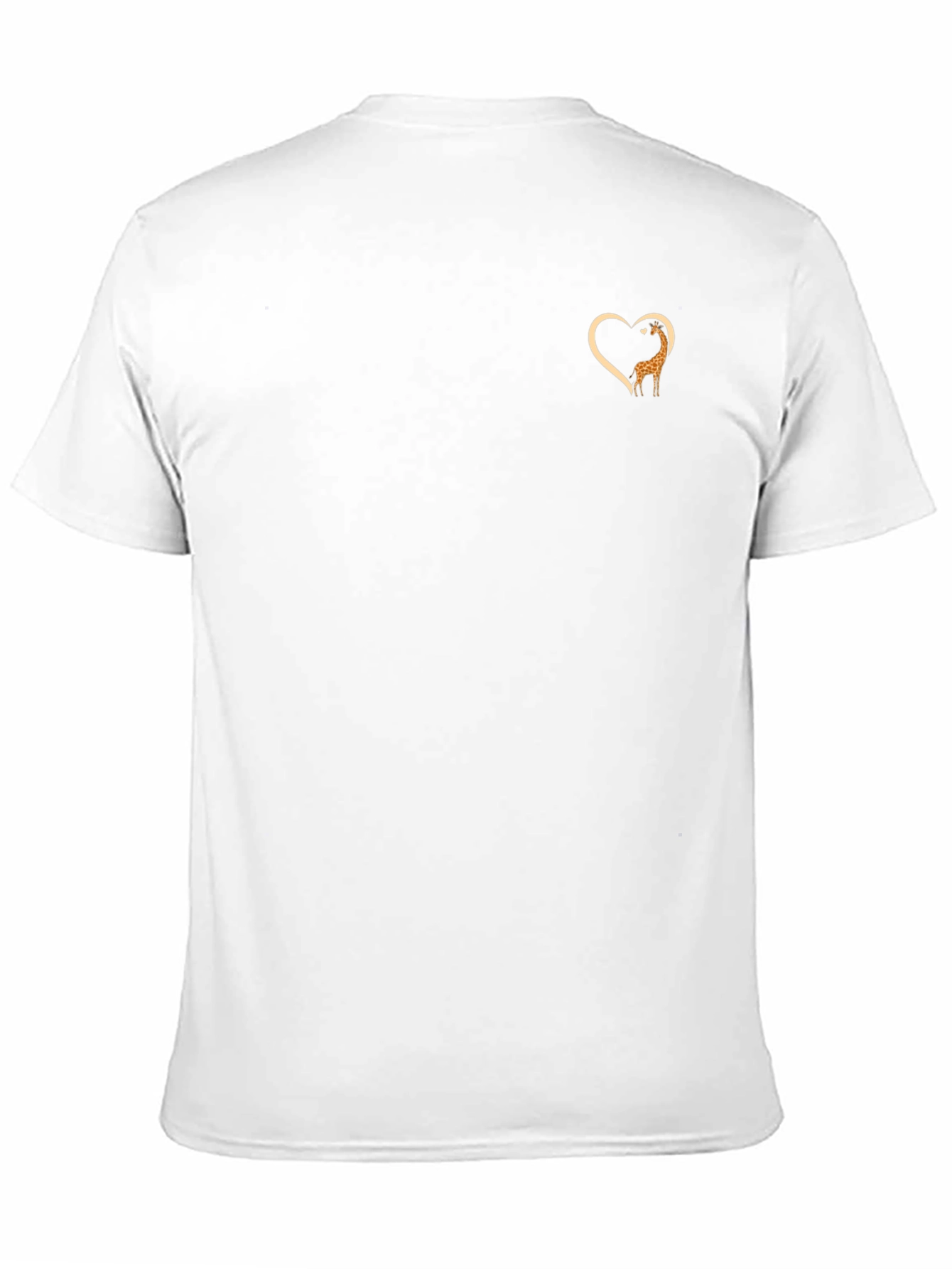 Giraffe Heart T-Shirt - Trendy Animal Lover Tee