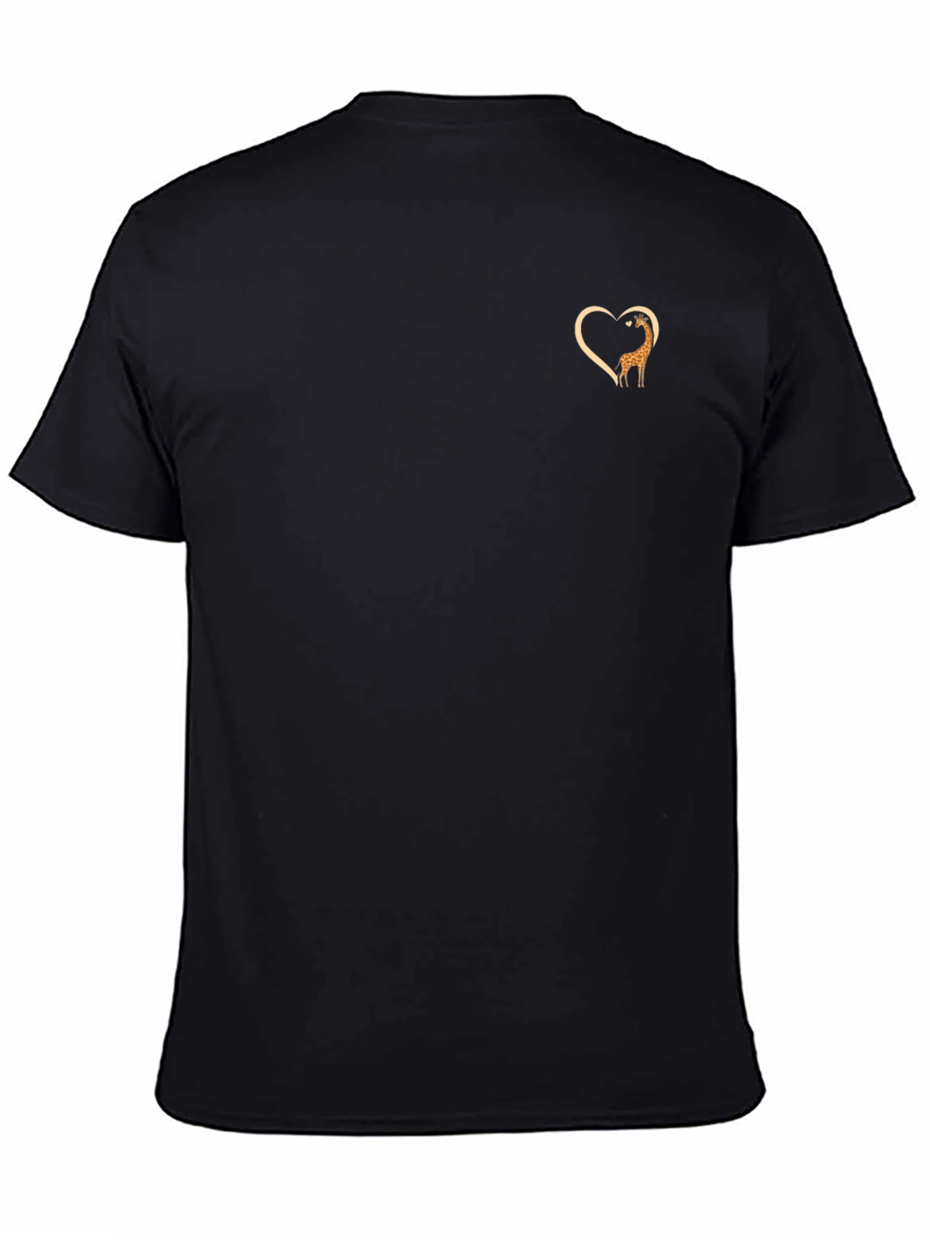 Giraffe Heart T-Shirt - Trendy Animal Lover Tee