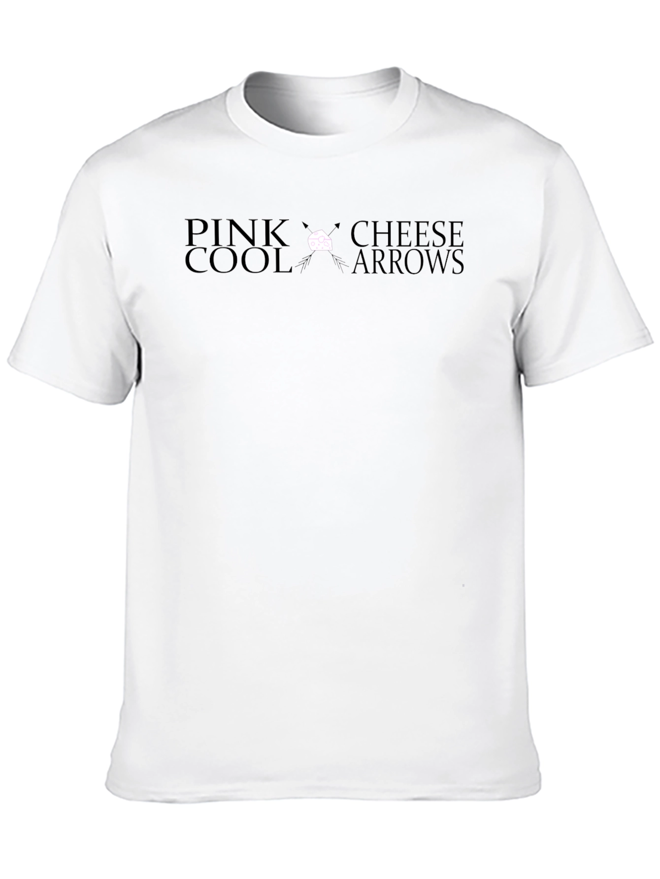 Pink Cool Cheese Arrows Graphic Tee