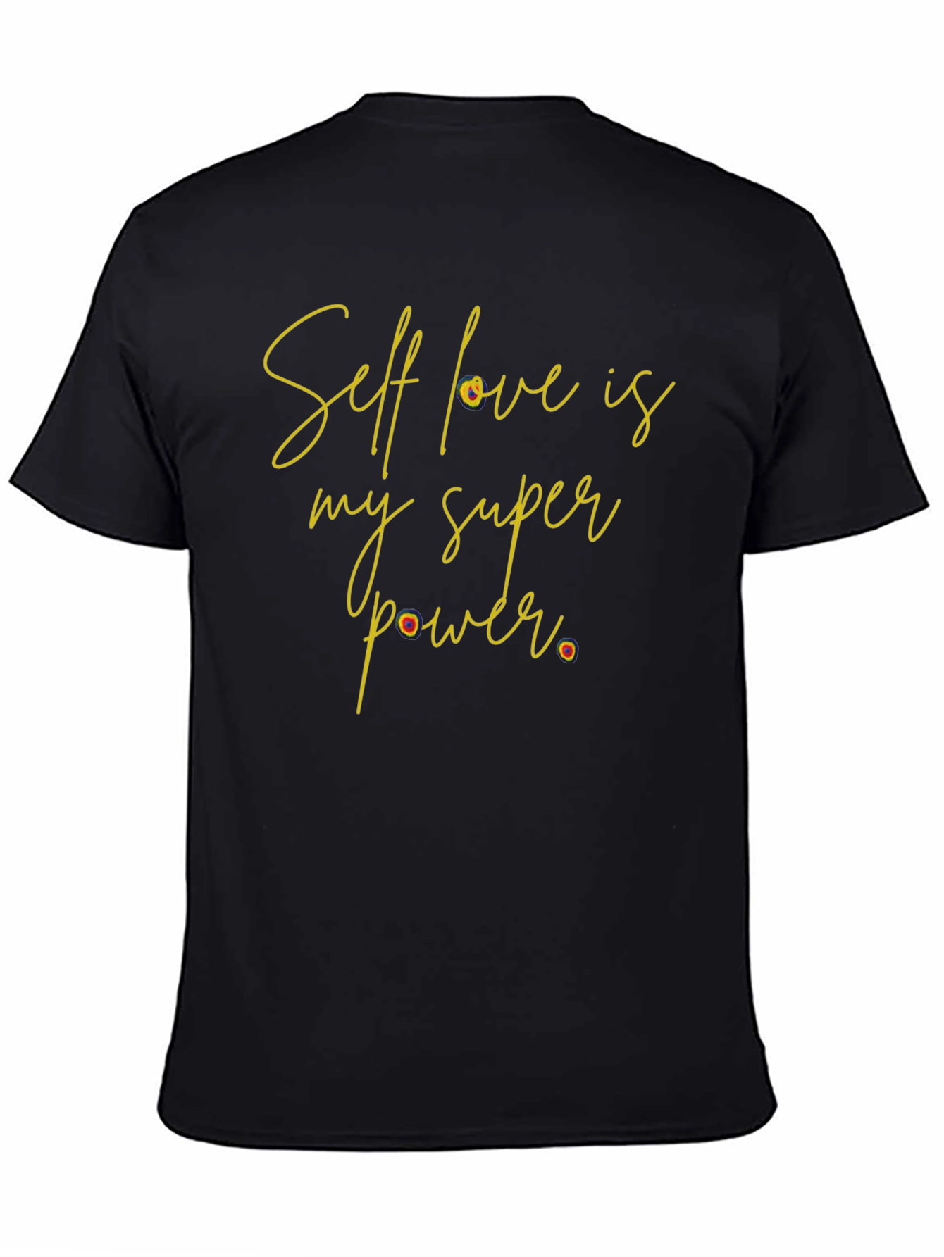 Self Love Superpower Black T-Shirt