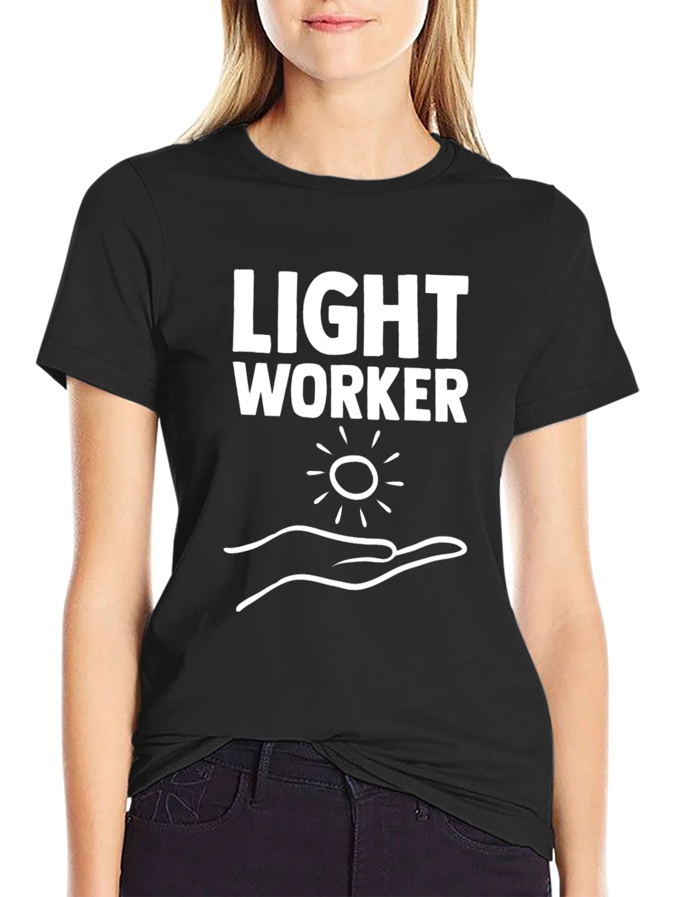 Light Worker Graphic Tee - Spiritual Awareness Shirt
