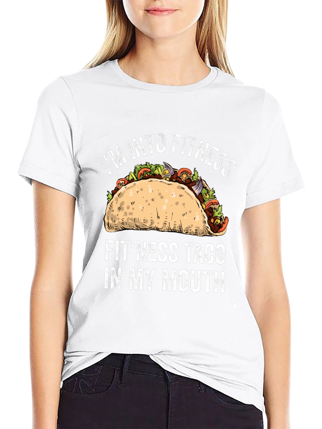 Fitness Taco T-Shirt Funny Workout Tee