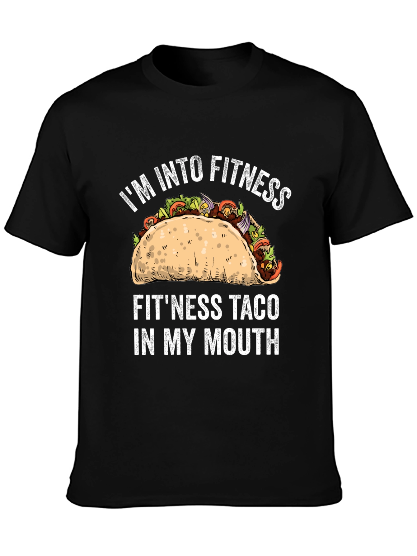 Fitness Taco T-Shirt Funny Workout Tee