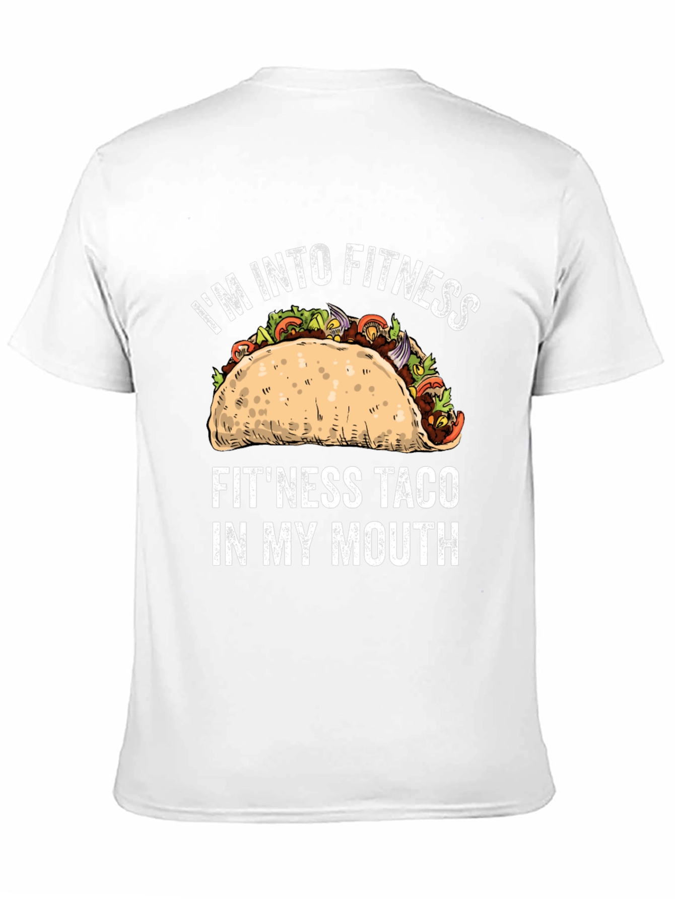 Fitness Taco T-Shirt Funny Workout Tee