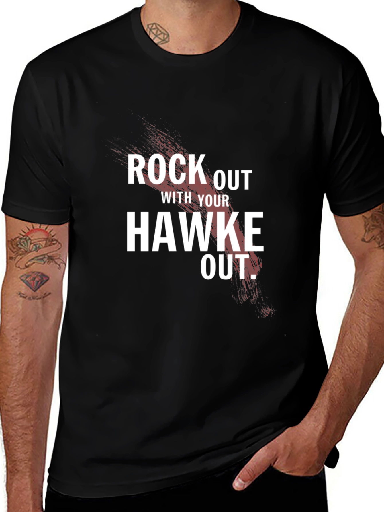 Rock Out With Your Hawke Out Black T-Shirt