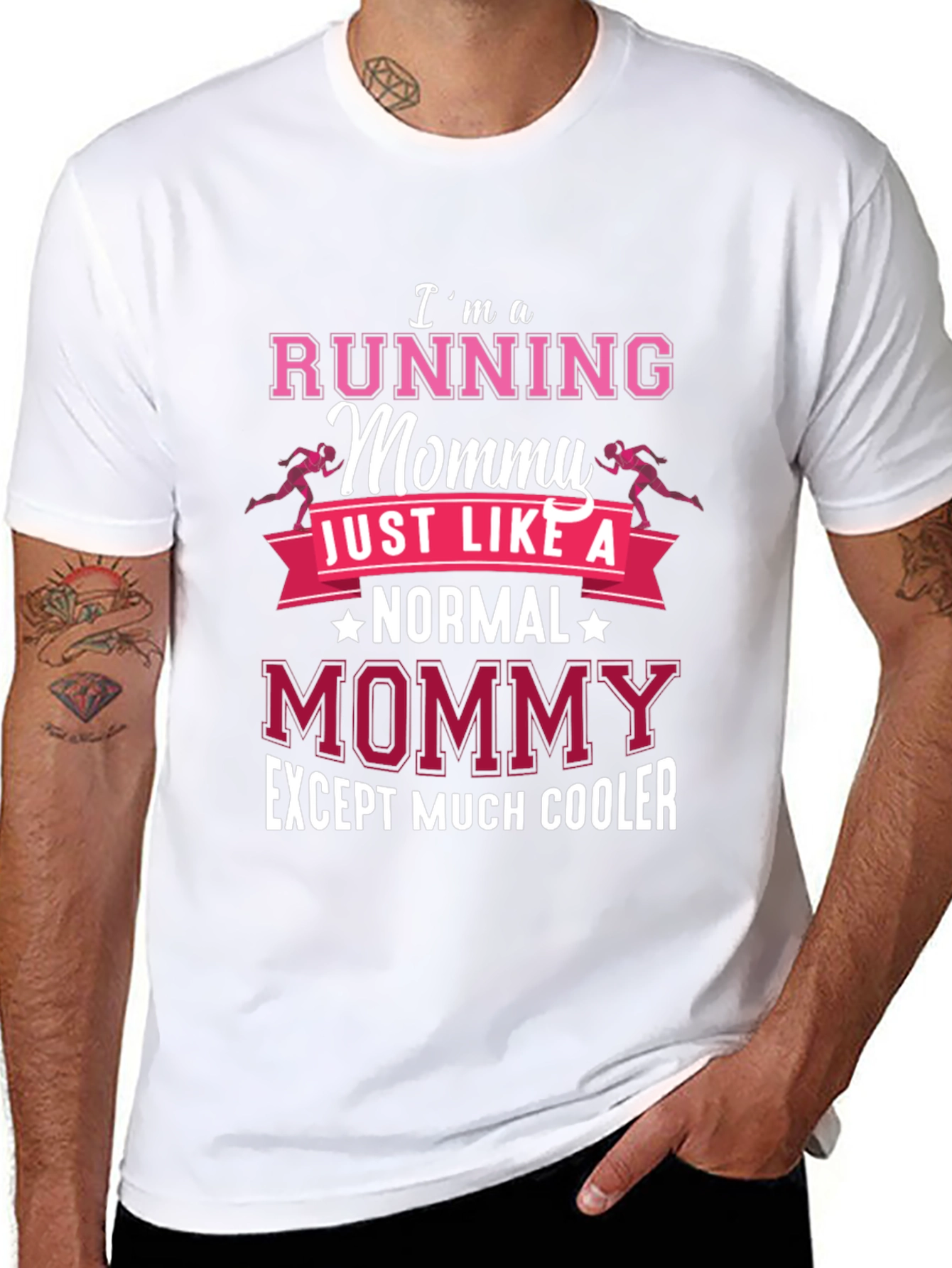 Running Mommy T-Shirt: Normal Mommy Except Much Cooler