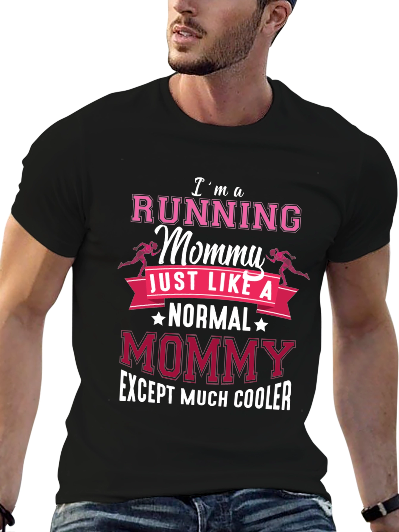 Running Mommy T-Shirt: Normal Mommy Except Much Cooler